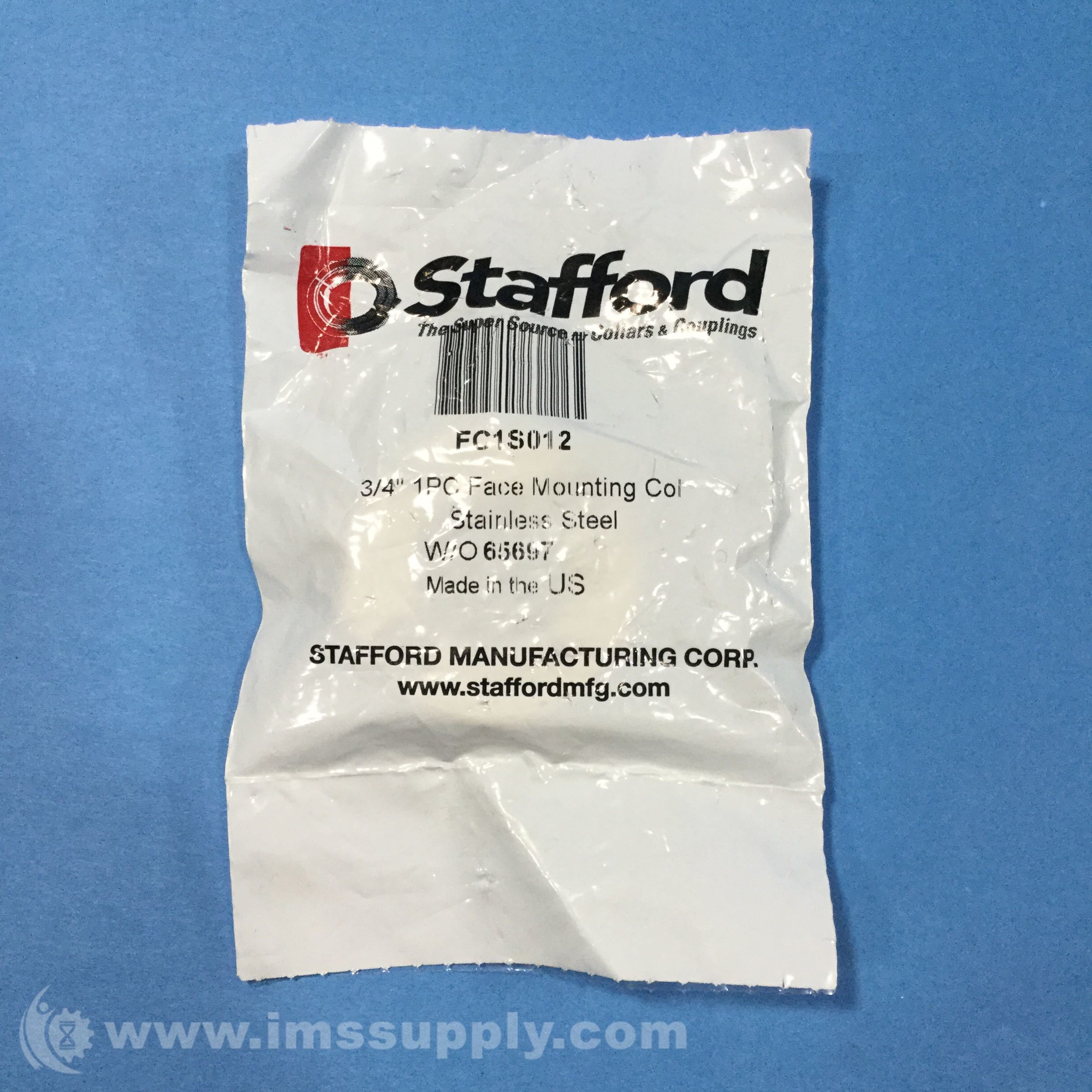 Stafford Manufacturing Corp. FC1S012 Face Mounting Shaft Collar - IMS ...