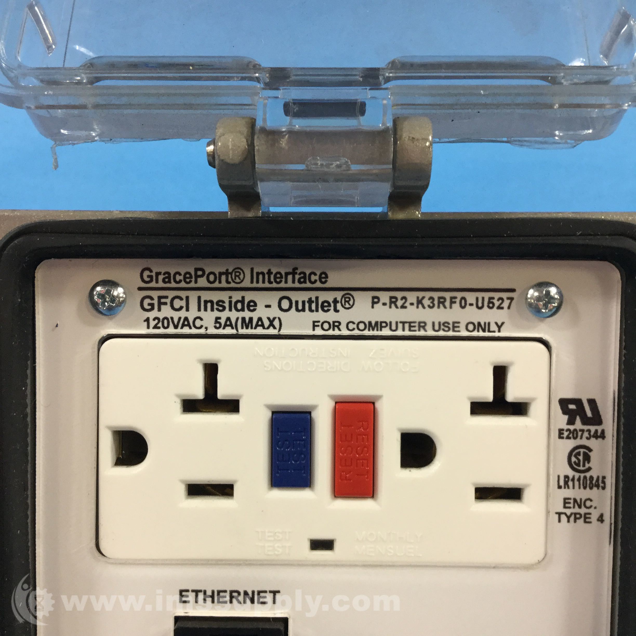 Grace Engineered Products P-R2-K3RF0-U527 GFI Receptacl - IMS Supply