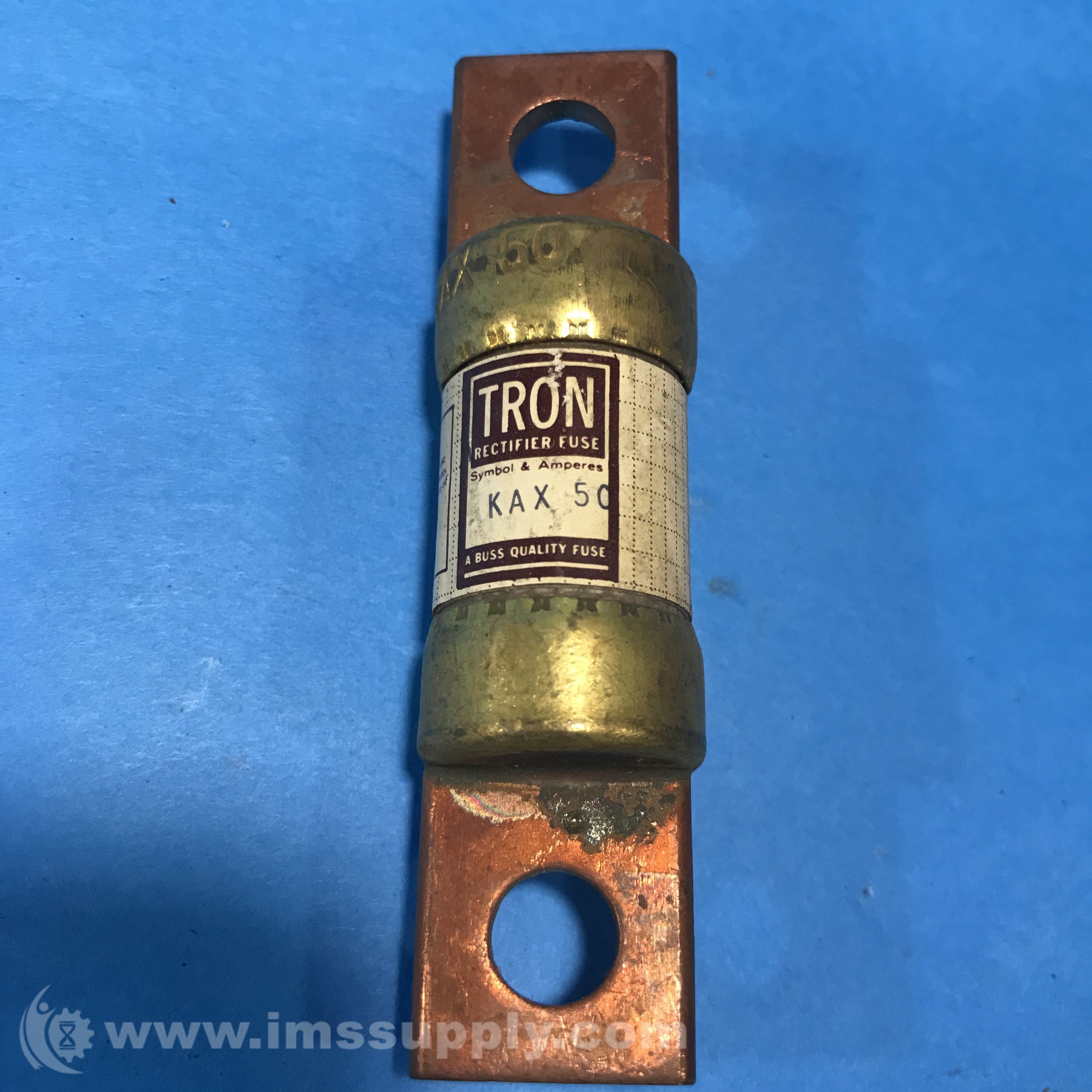 Bussmann KAX50 Tron Rectifier Fuse, 50 Amp 250 VAC IMS Supply