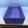 Akro-Mils 30088 Plastic Nesting ShelfMax Storage Bin Box, (18-Inch X 8-Inch X 6-Inch), Blue, (8-Pack