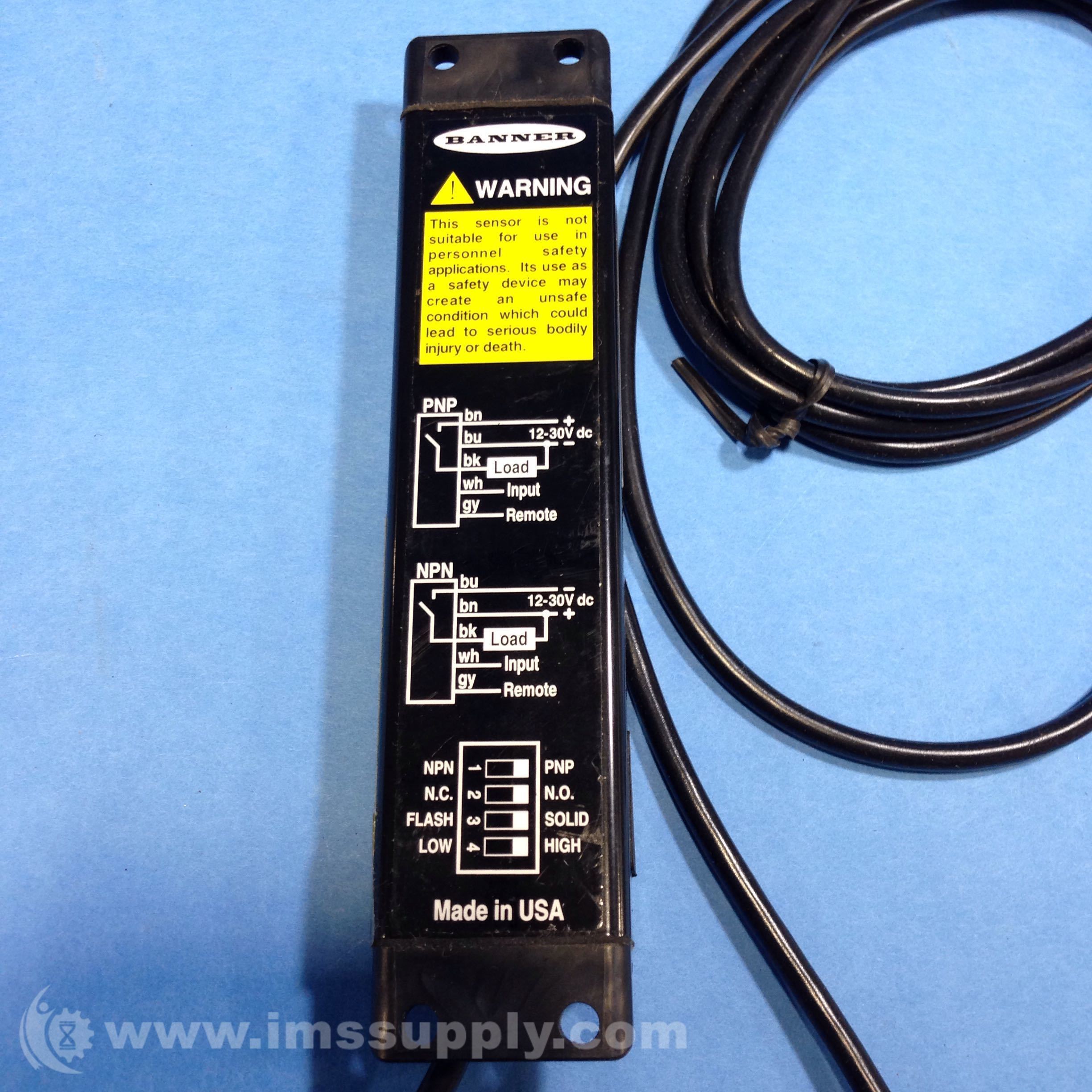 Banner PVD100 Photoelectric Sensor - IMS Supply