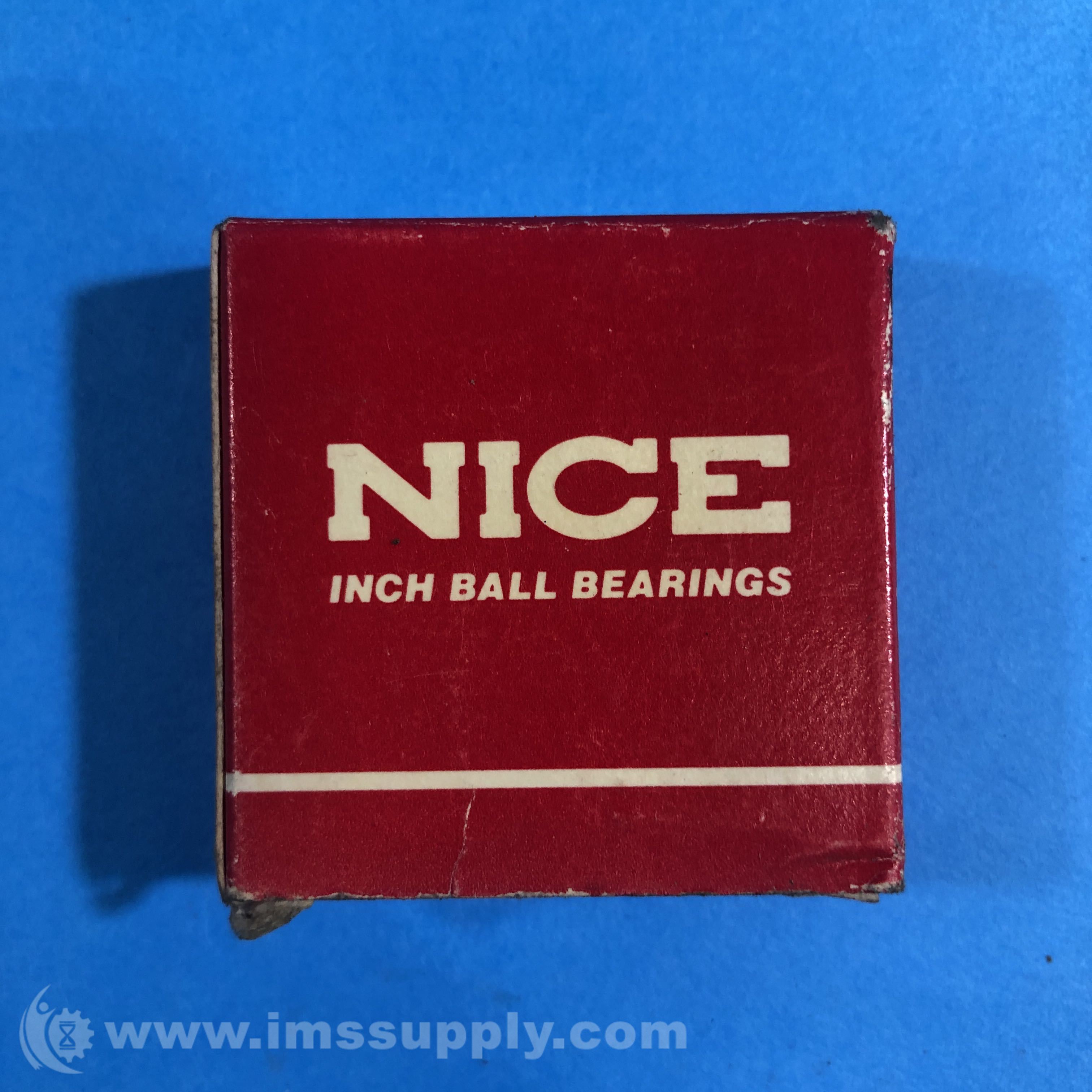 NICE 1614DSTNTG18 Precision Ground Ball Bearing IMS Supply