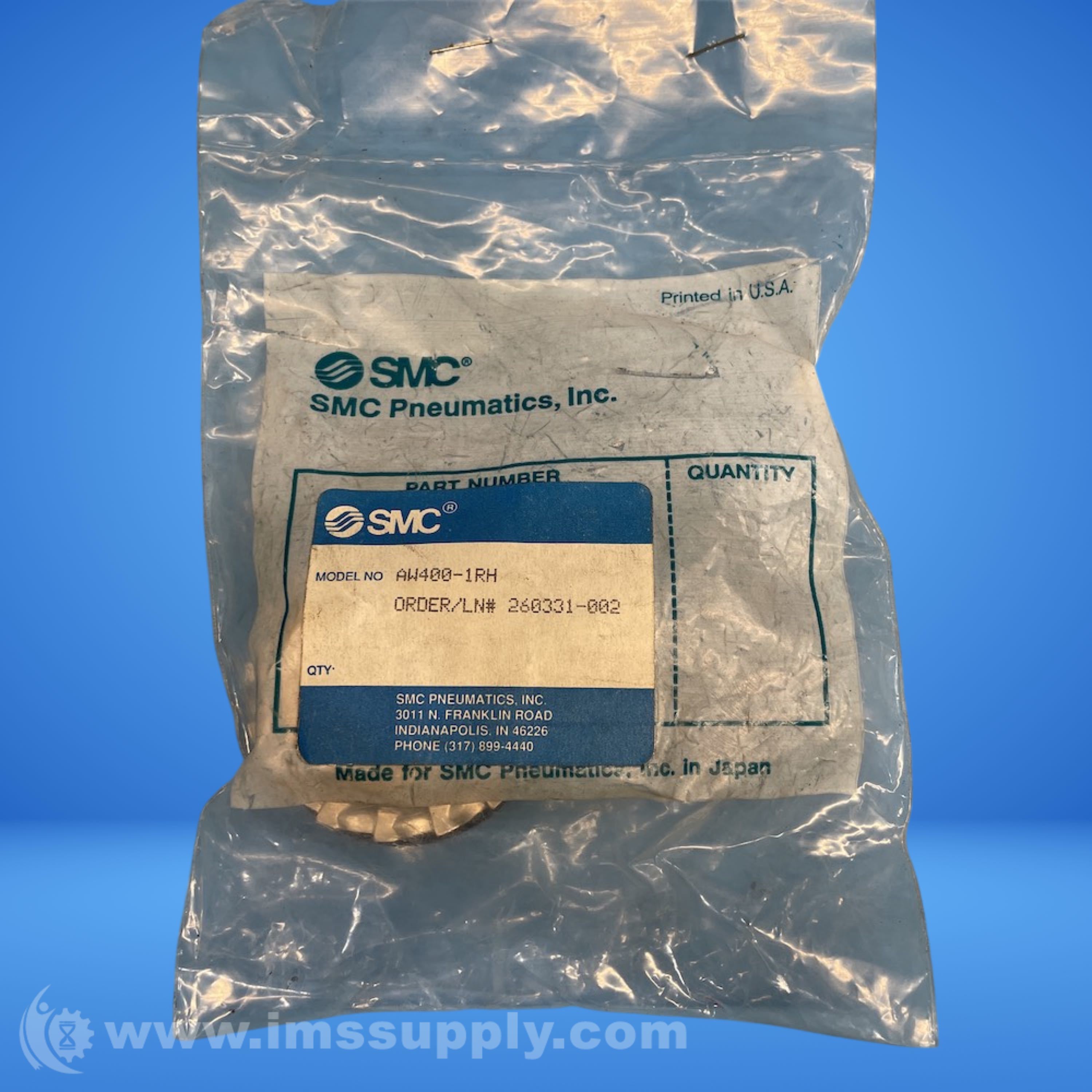 SMC AW400-1RH Air Filter - IMS Supply