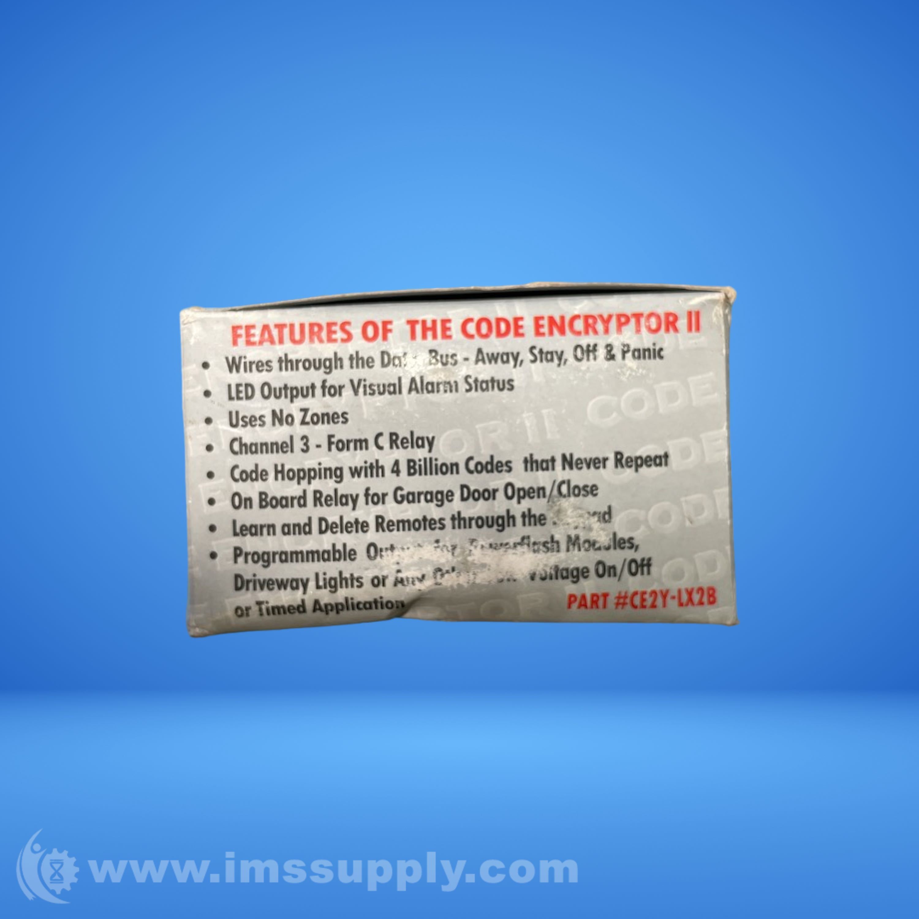 StreetSmart CE2Y-LX2B Security Code Encryptor II - IMS Supply