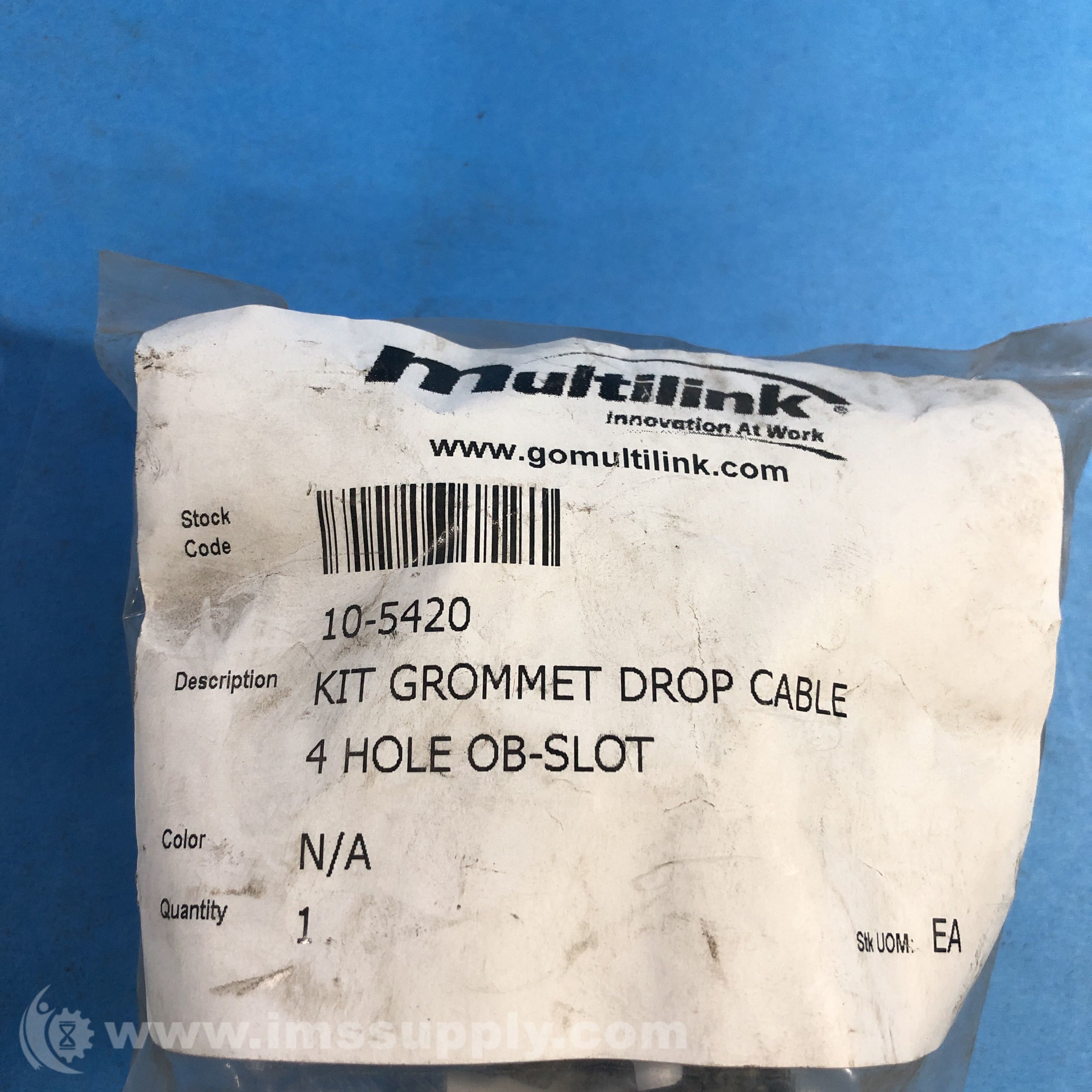 105420 Pack of 10 Grommet Drop Cable OBSlot IMS Supply