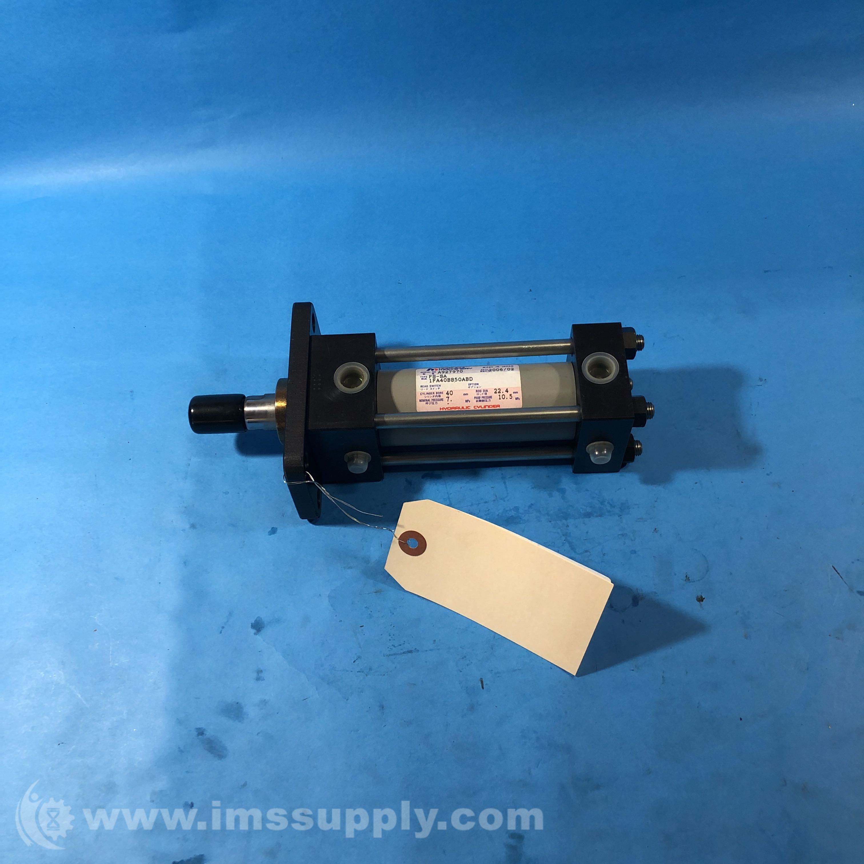 Horiuchi Machinery Co FSSA 1FA40BB50ABD Hydraulic Cylinder IMS Supply