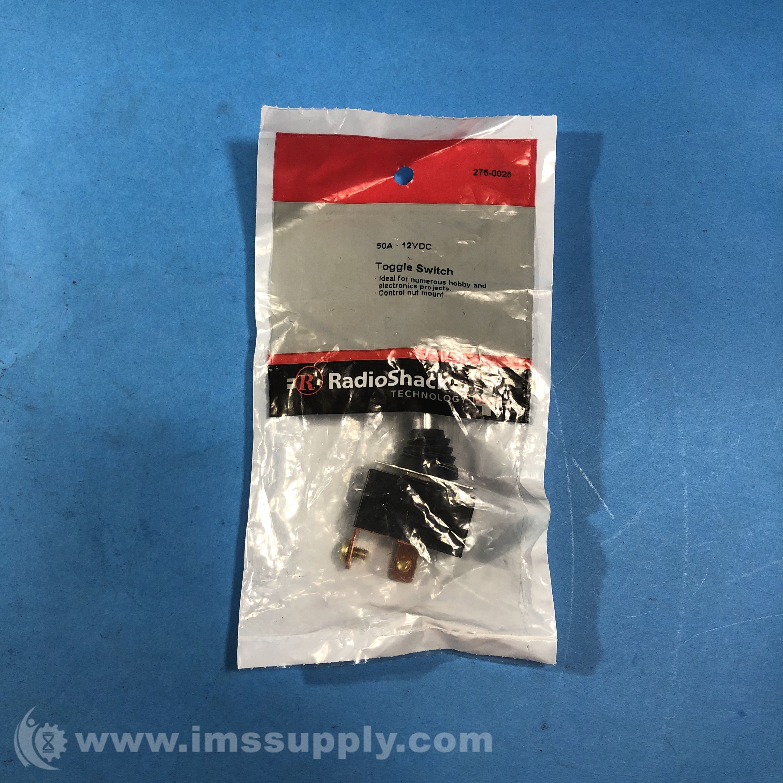 Radio Shack 2750025 Large SPST Toggle Switch IMS Supply