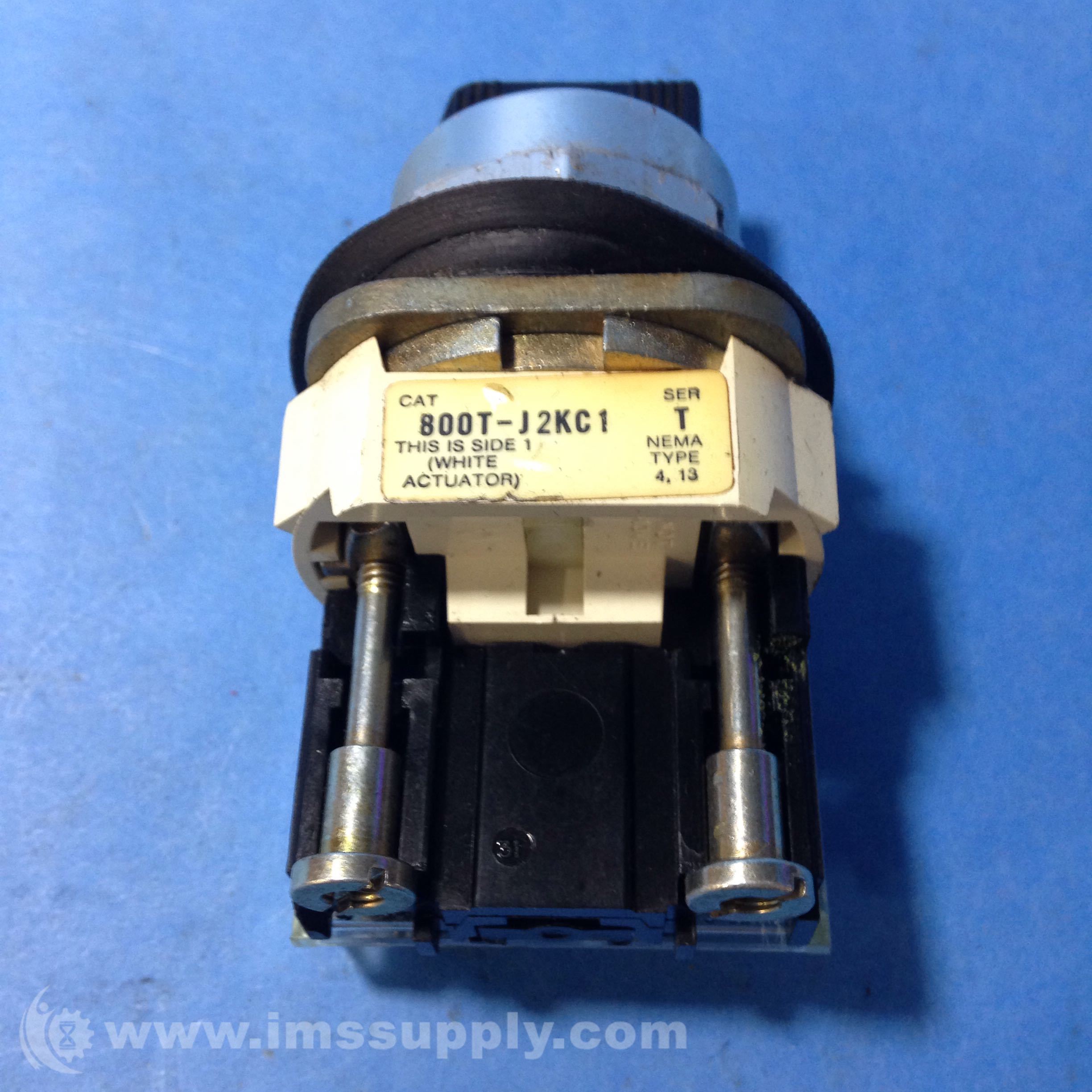 Allen Bradley 800TJ2KC1 30MM Selector Switch 800T PB IMS Supply