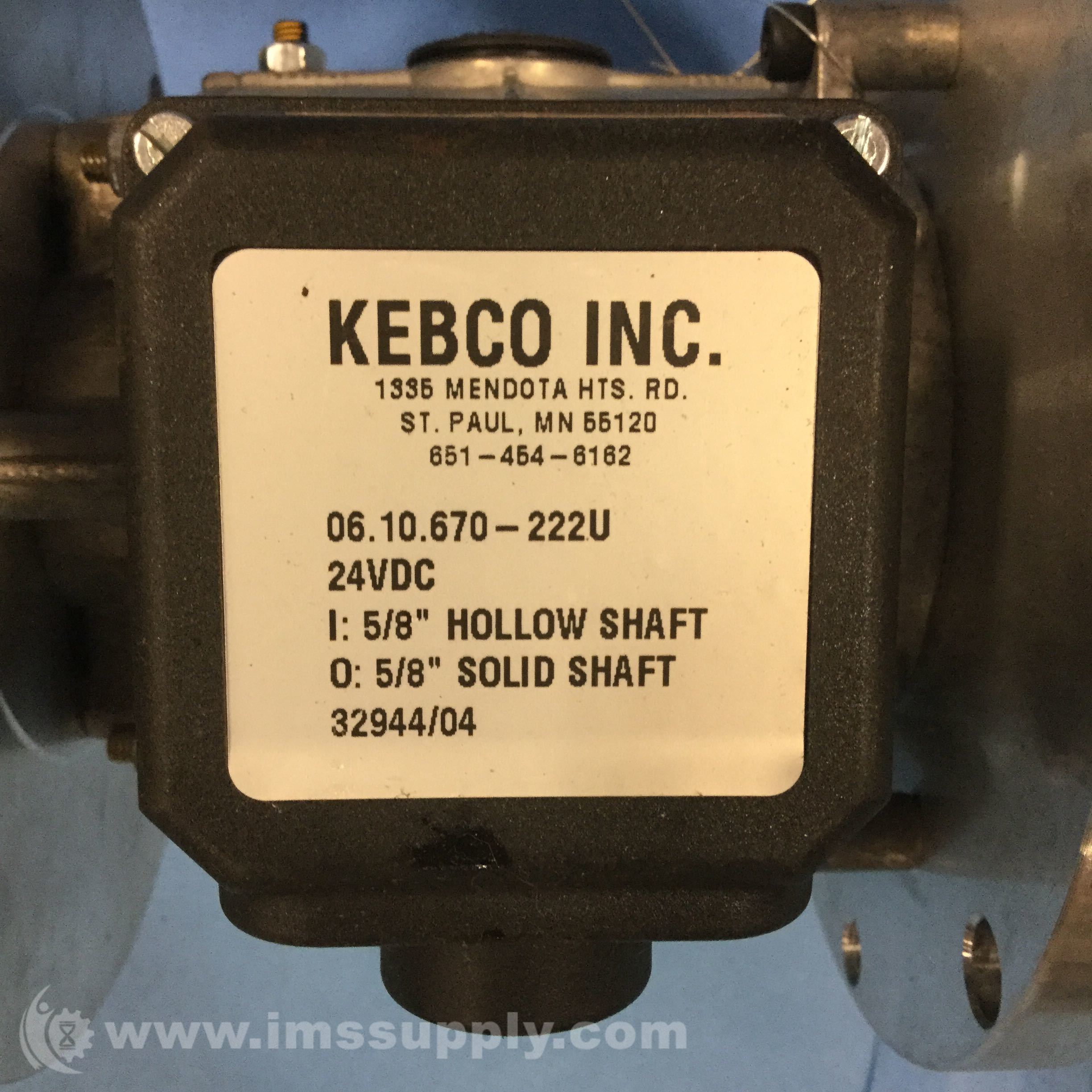 Kebco 06.10.670-222U Clutch Brake 24VDC - IMS Supply