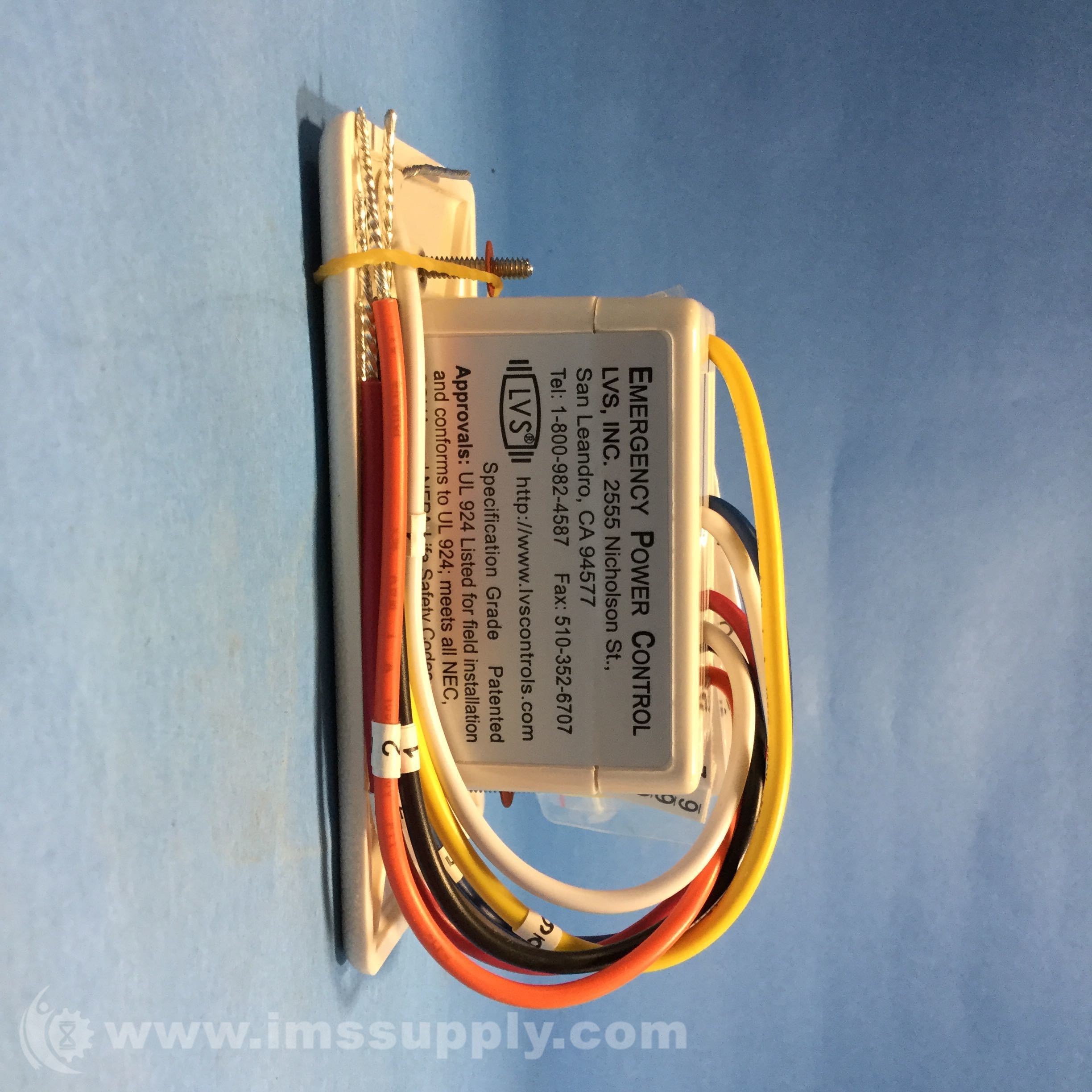 LVS Inc EPC1120V/277V Emergency Power Control Relay Module IMS Supply