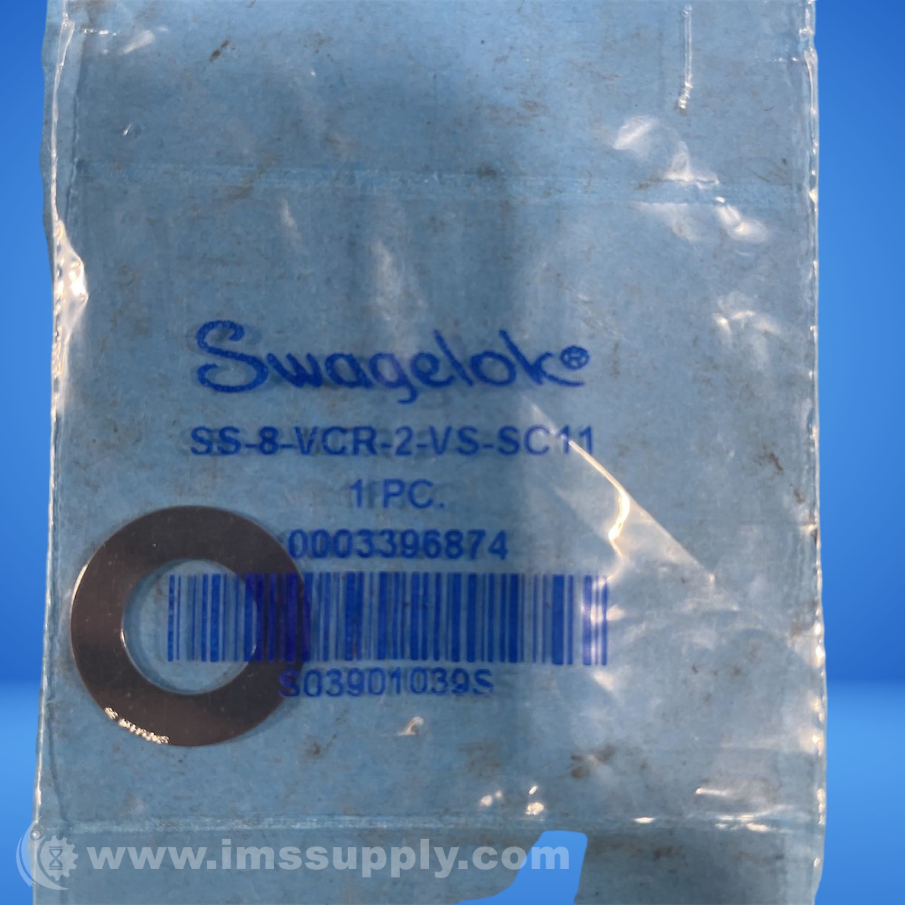 Raccordo Swagelok SS-8-VCR-4 &ndash; 1/2&Prime; Maschio Con Dado &ndash; Guarnizione Frontale &ndash; Nuovo