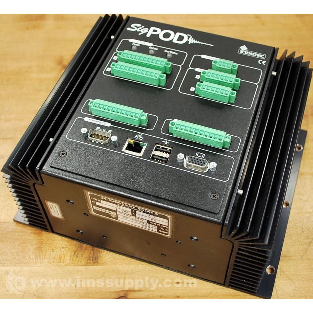 Sciemetric Instruments 1202, Sigpod Sciemetric 250KHZ 1GB 24VDC - IMS ...
