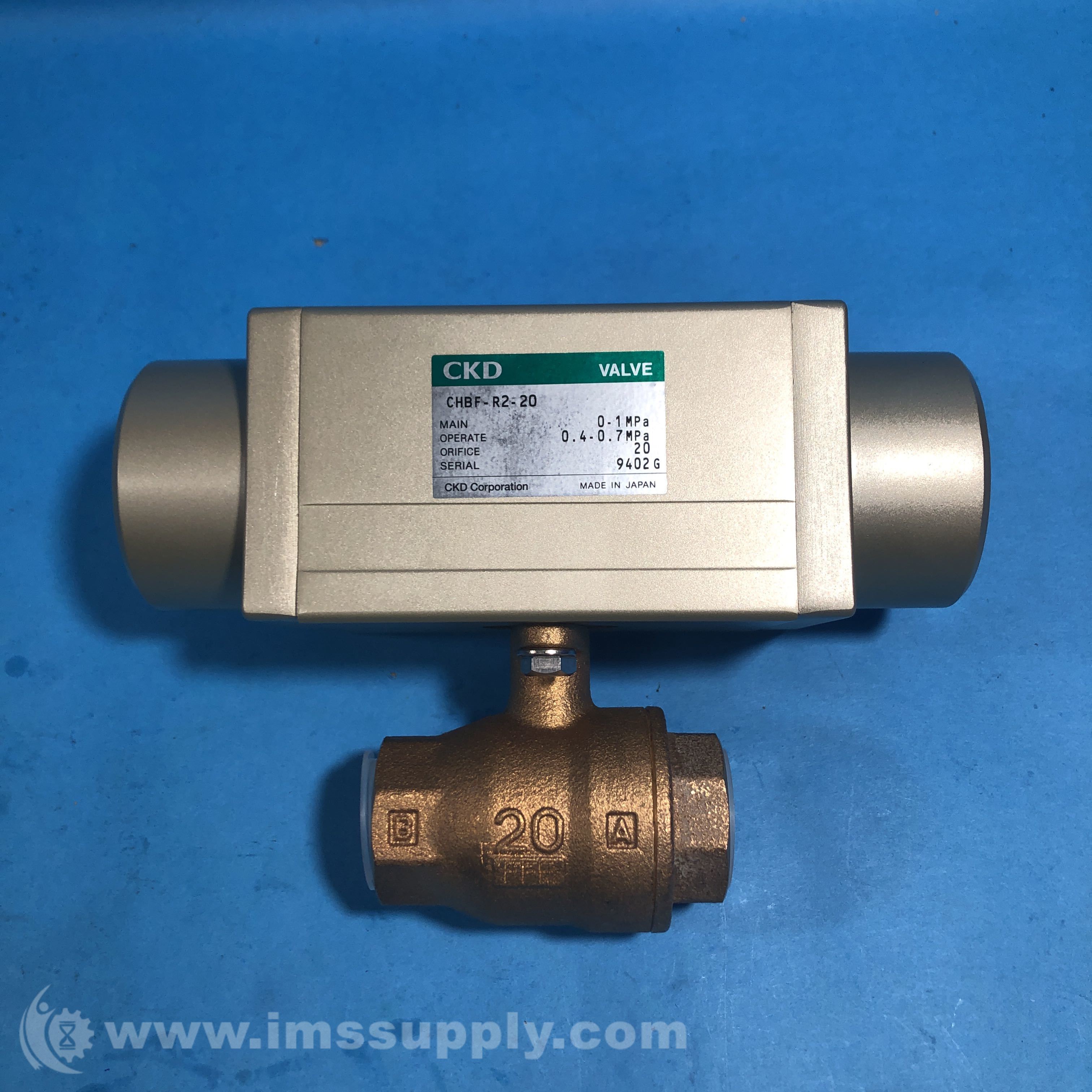 CKD CHBFR220 Air Operated Ball Valve IMS Supply