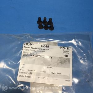 Bag of 6 YFS 10.9 M6 x 1 x 18 LG FHSCS Hex Socket Screws