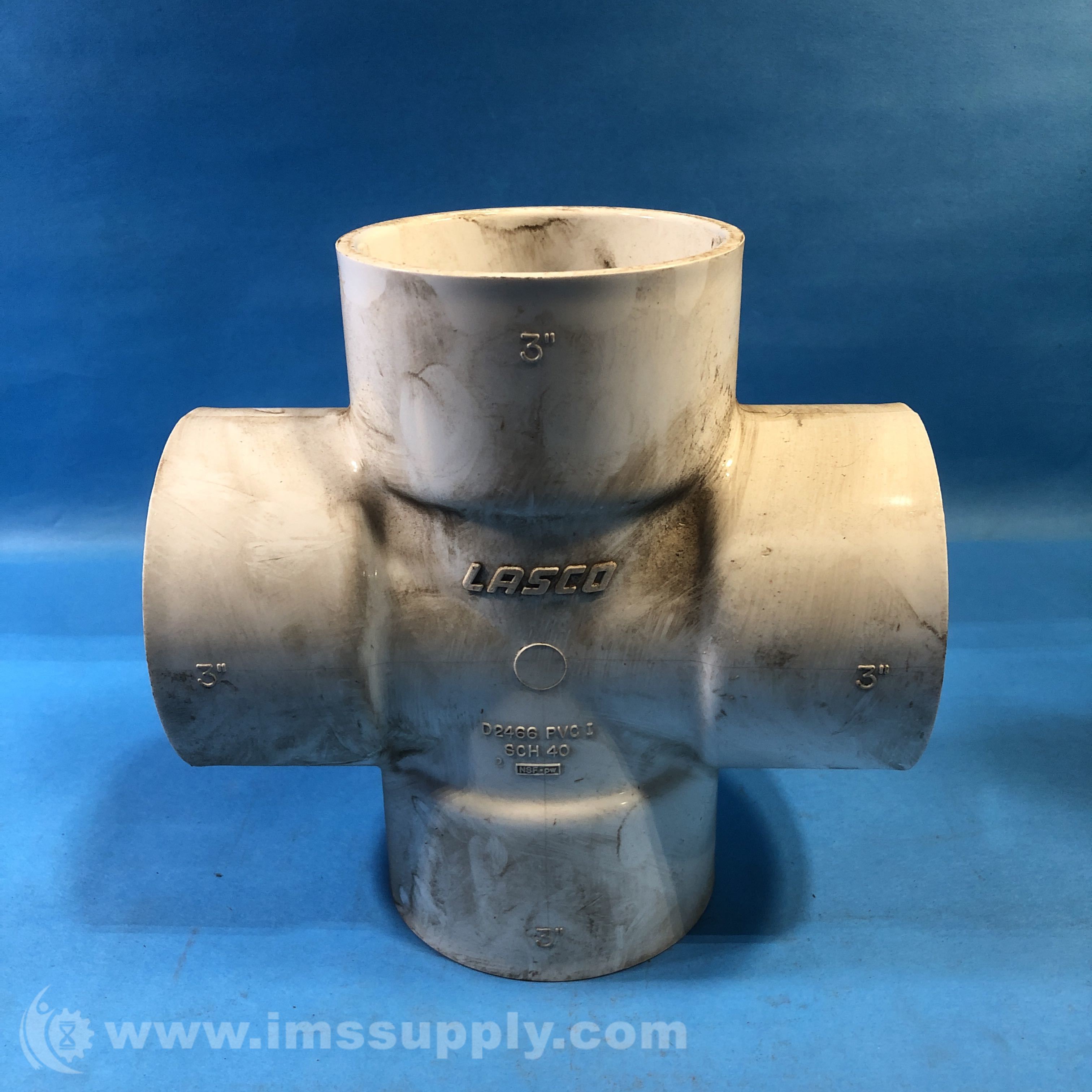 Lasco D2466 PVC I Cross Slip Tee Fitting IMS Supply