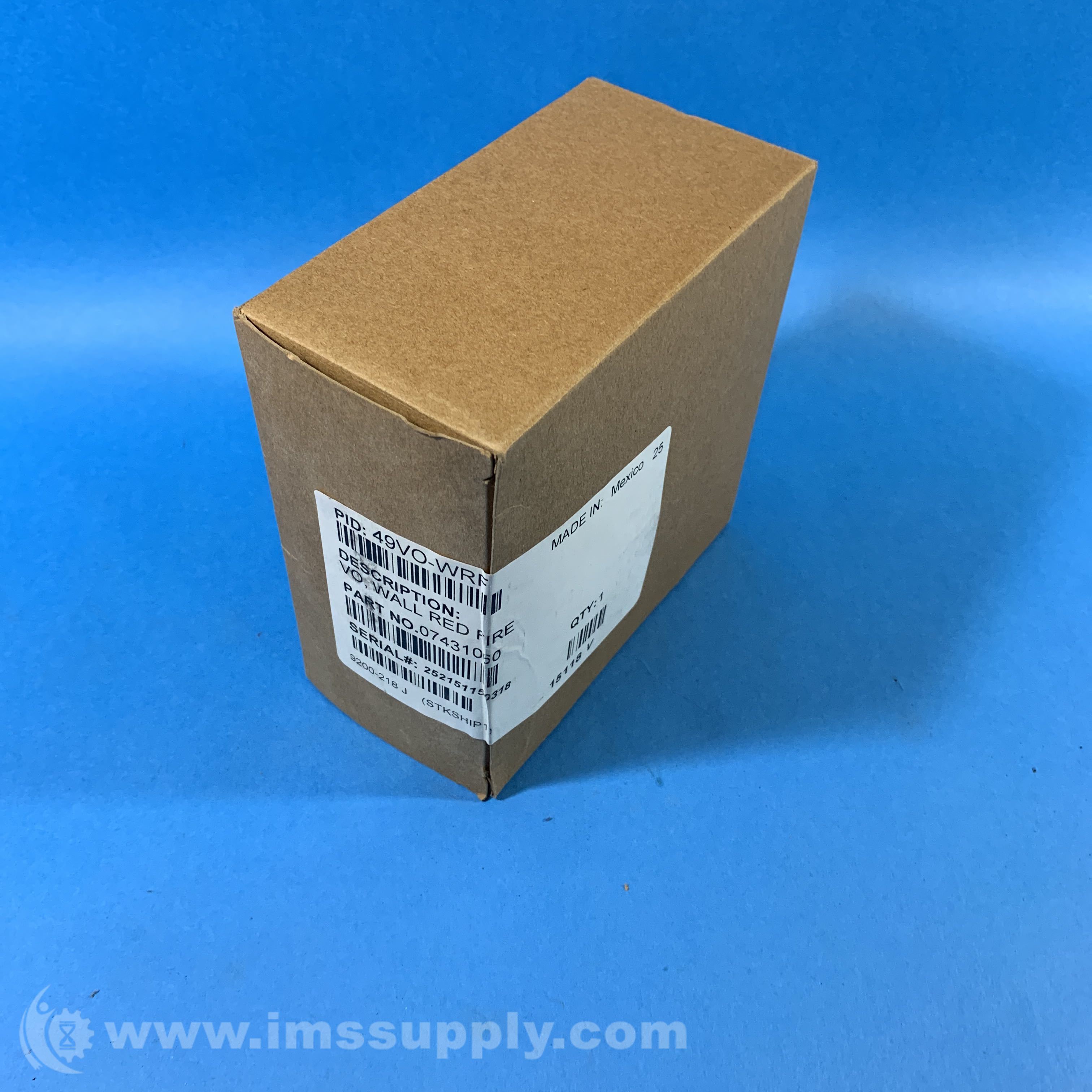 Simplex 49VO-WRF TrueAlert ES Wall Mount Addressable Strobe 