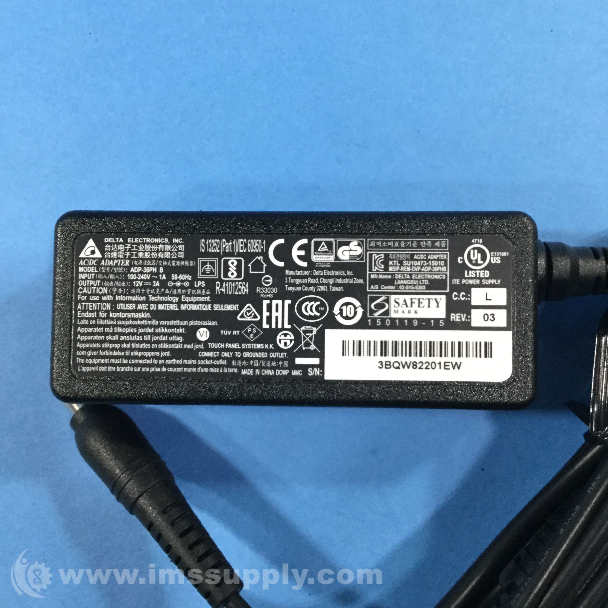 Delta Electronics ADP-36PH B AC-adapter 36 Watt - IMS Supply