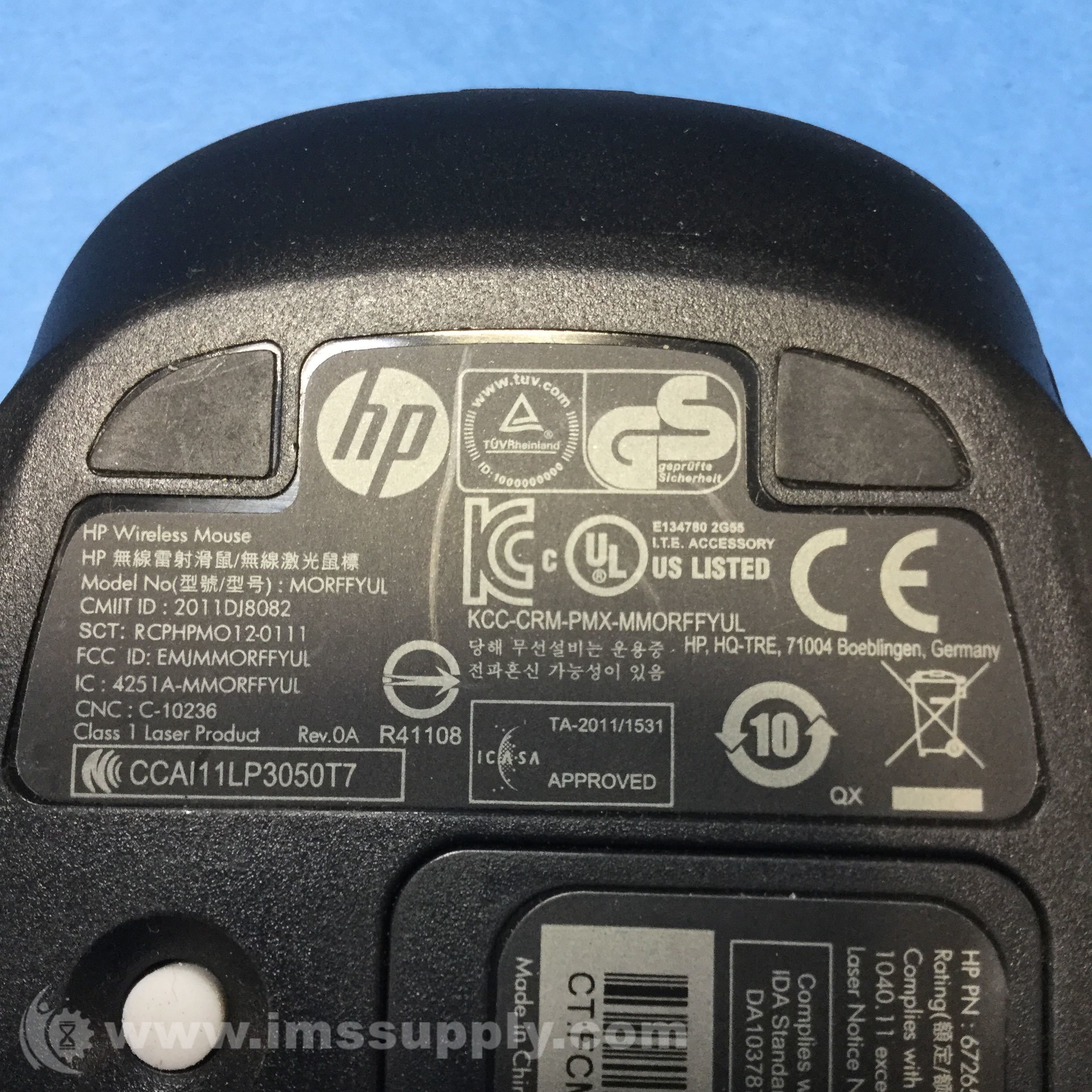Hp 674317001 HP Elite wireless USB scroll mouse IMS Supply