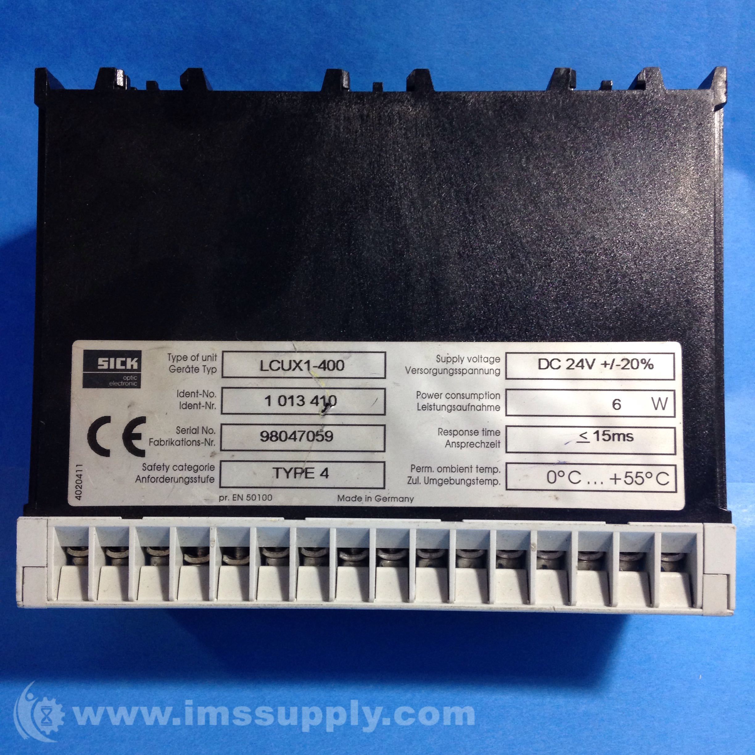 SICK LCUX1-400 Safety Interface Module USED 