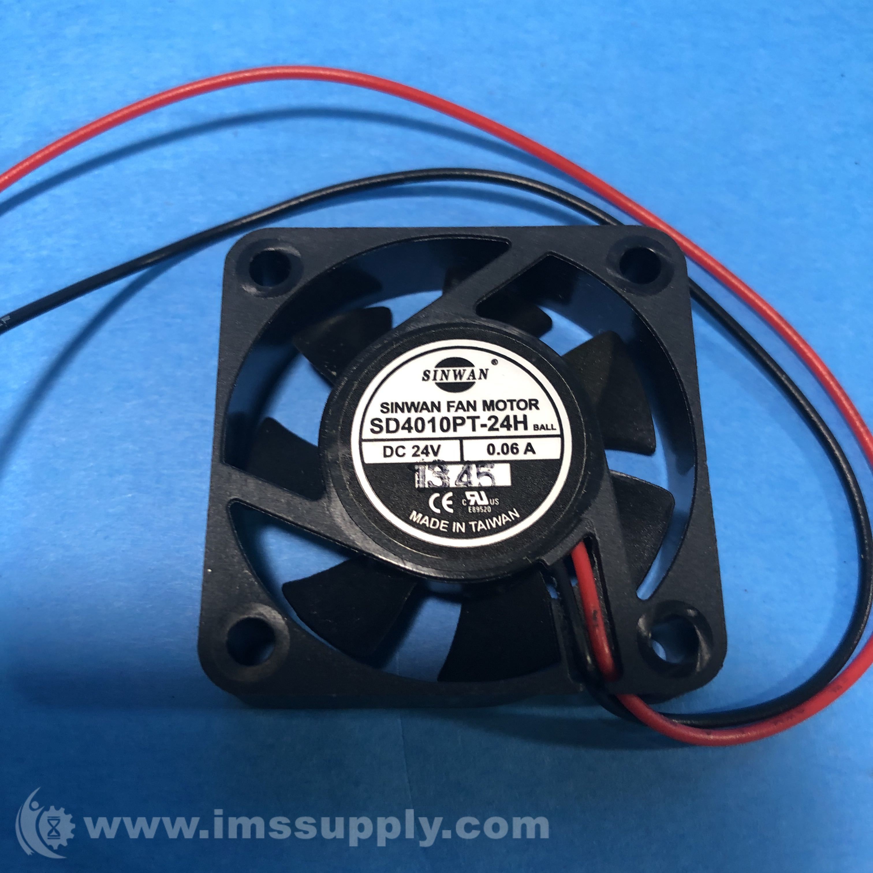 Sinwan SD4010PT-24H Fan Motor, DC 24V, 1.06A - IMS Supply