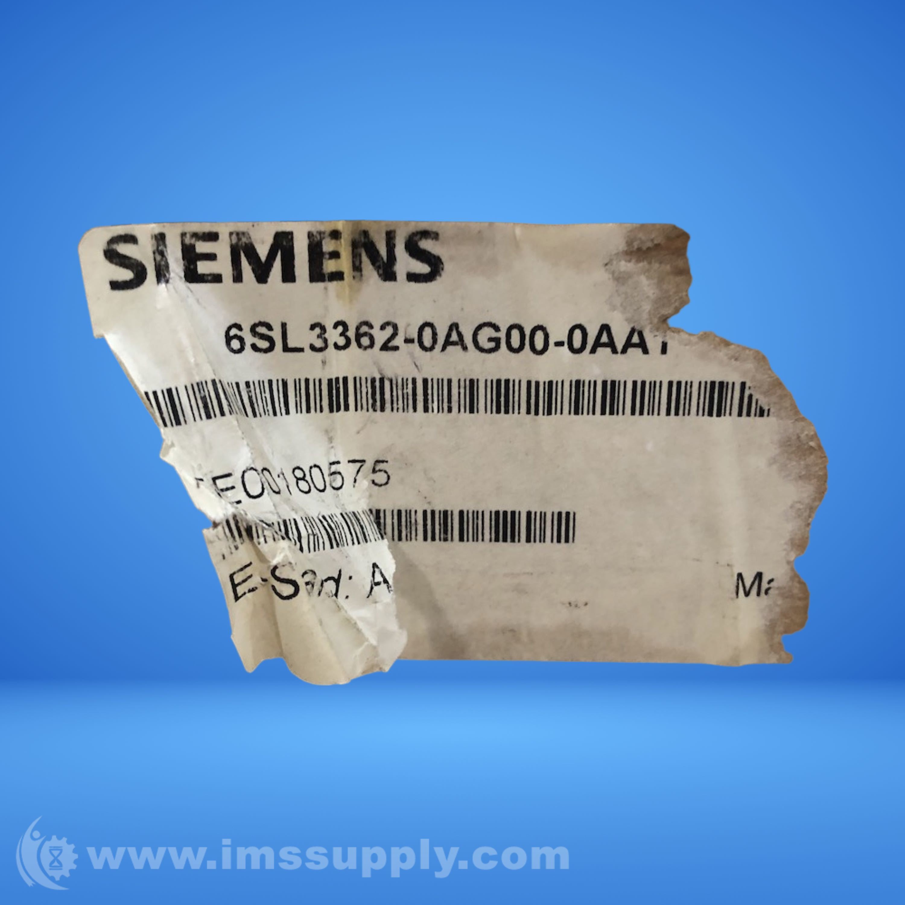 Siemens 6SL3362-0AG00-0AA1 - IMS Supply