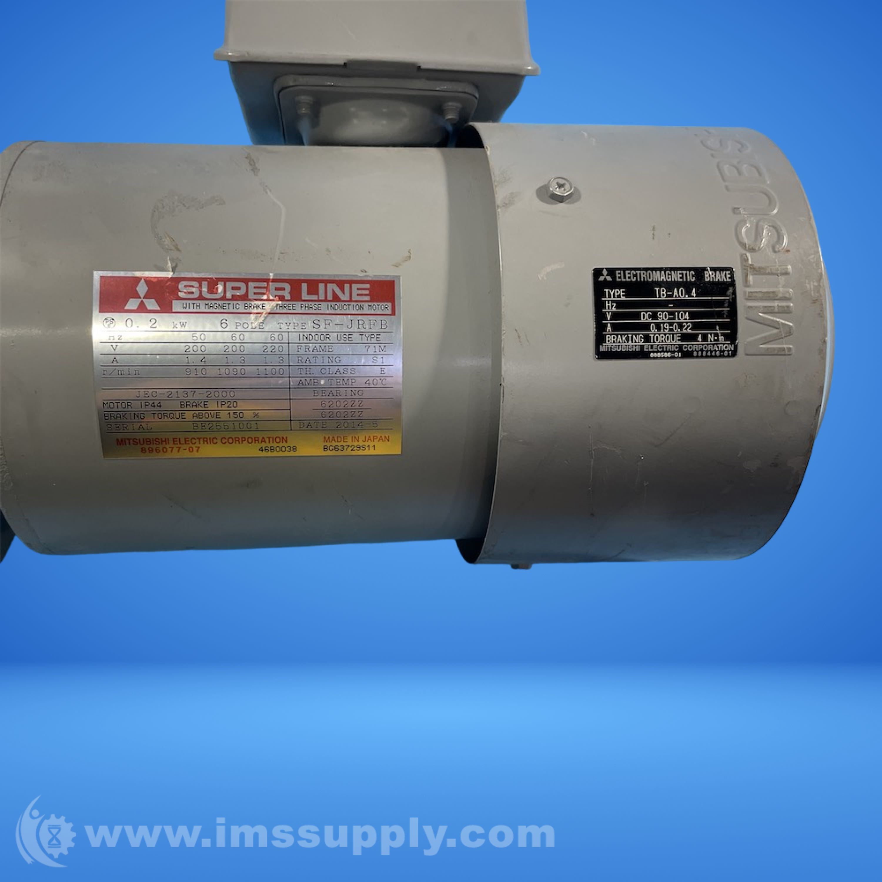 Mitsubishi Electric TB-A0.4 Electromagnetic Brake - IMS Supply
