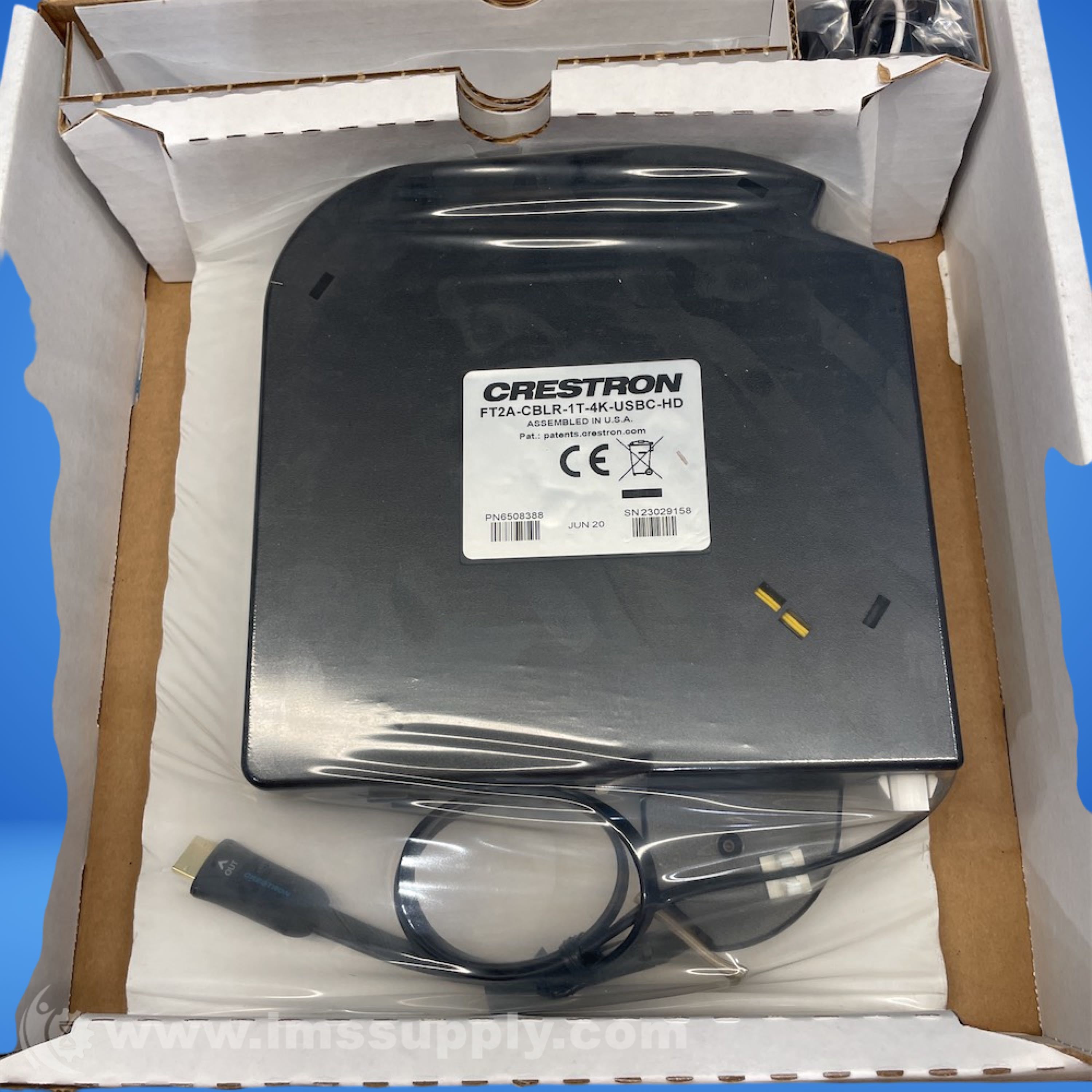 Crestron FT2A-CBLR-1T-4K-USBC-HD USB-C to HDMI Retractor - IMS Supply