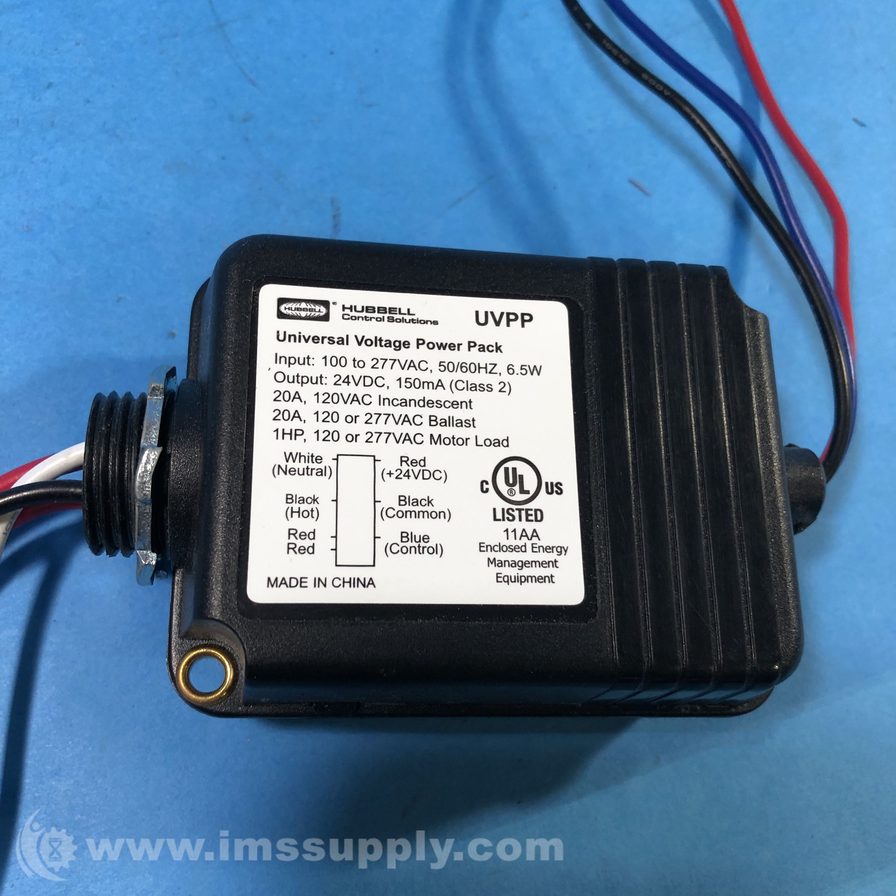Hubbell UVPP UVPP Universal Voltage Power Pack, 1 Hp - IMS Supply