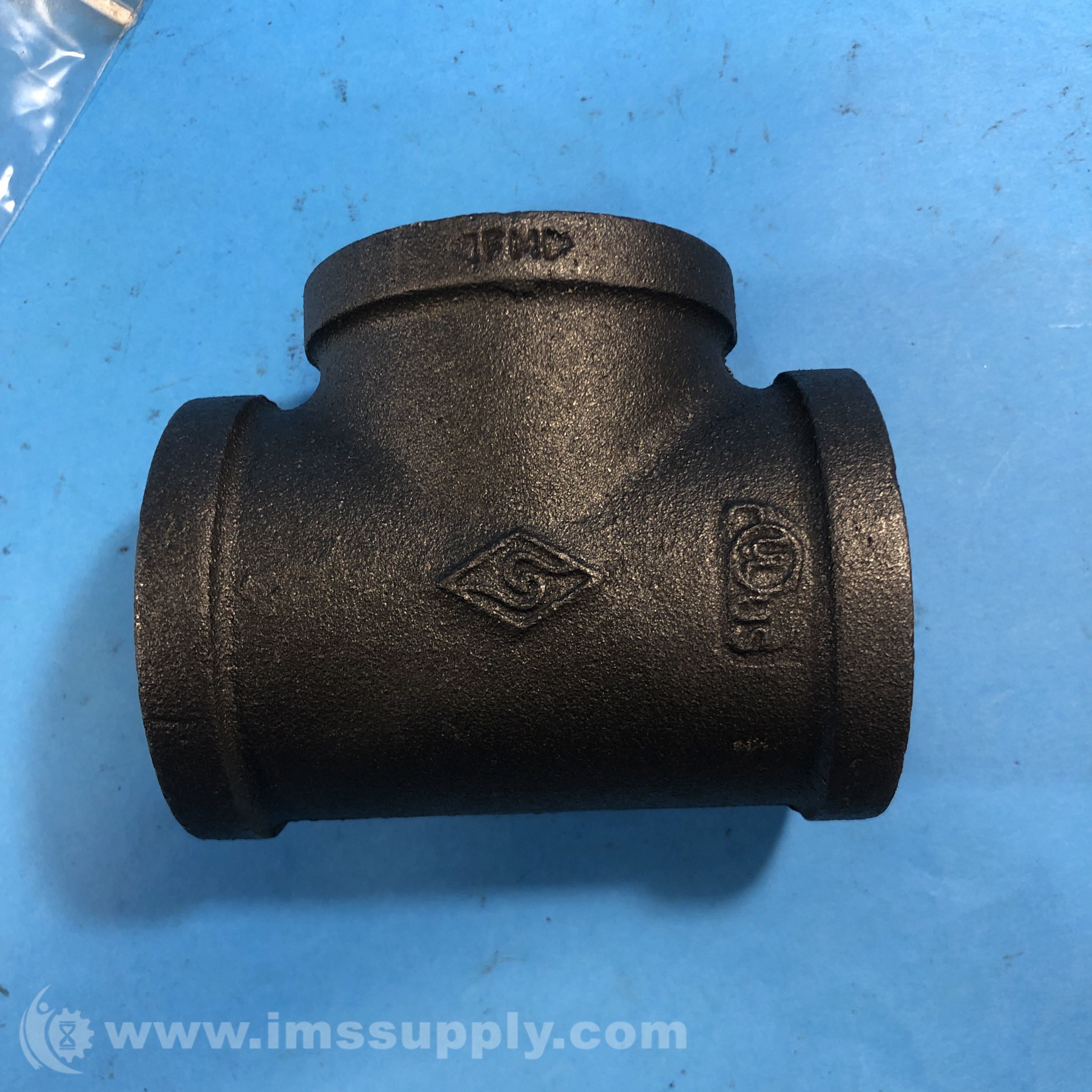 Worldwide Sourcing Size 2 Inch Tee Connector Black Malleable Iron - IMS ...