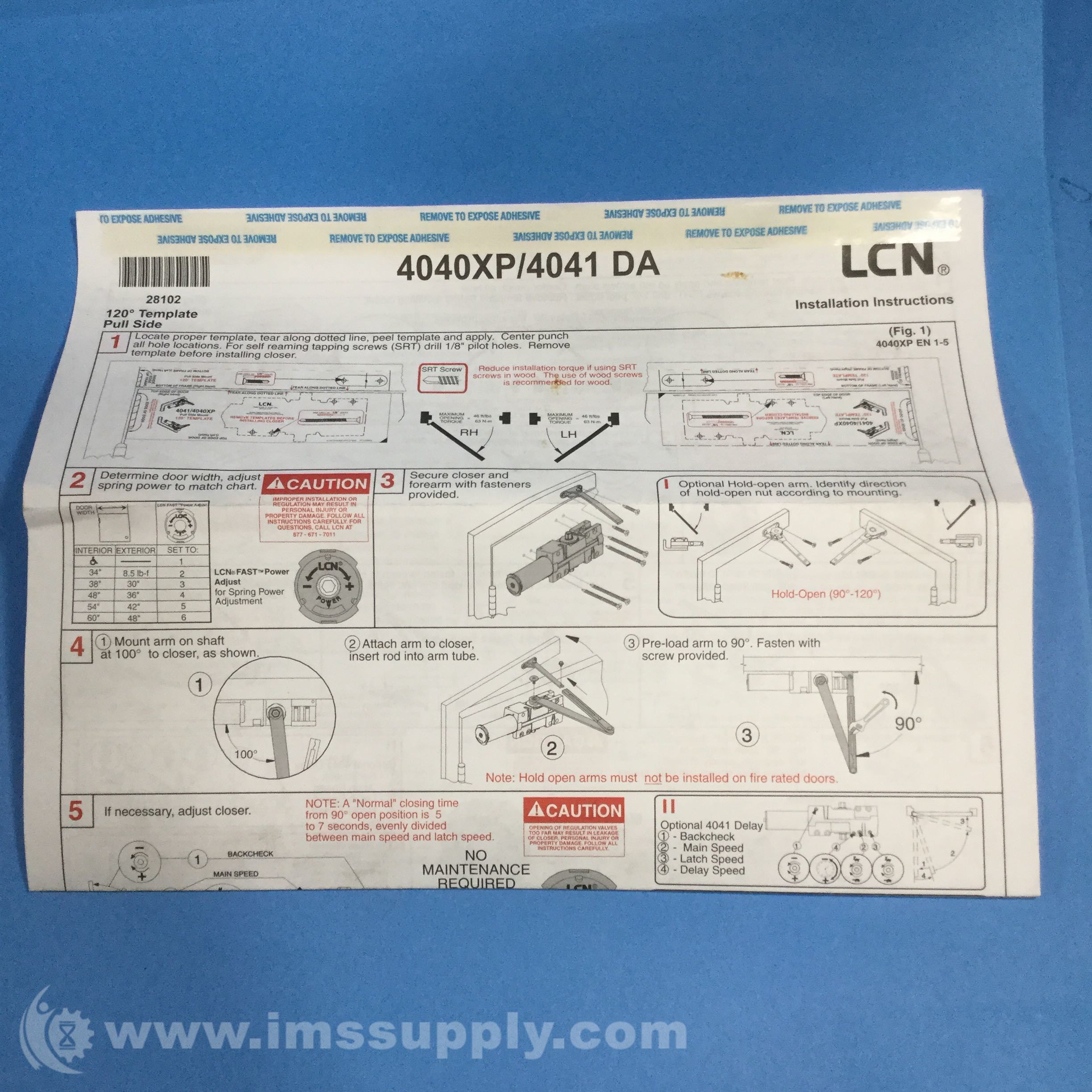 LCN 4040XP-REG XP Heavy Duty Door Closer, Forged Steel Arm - IMS