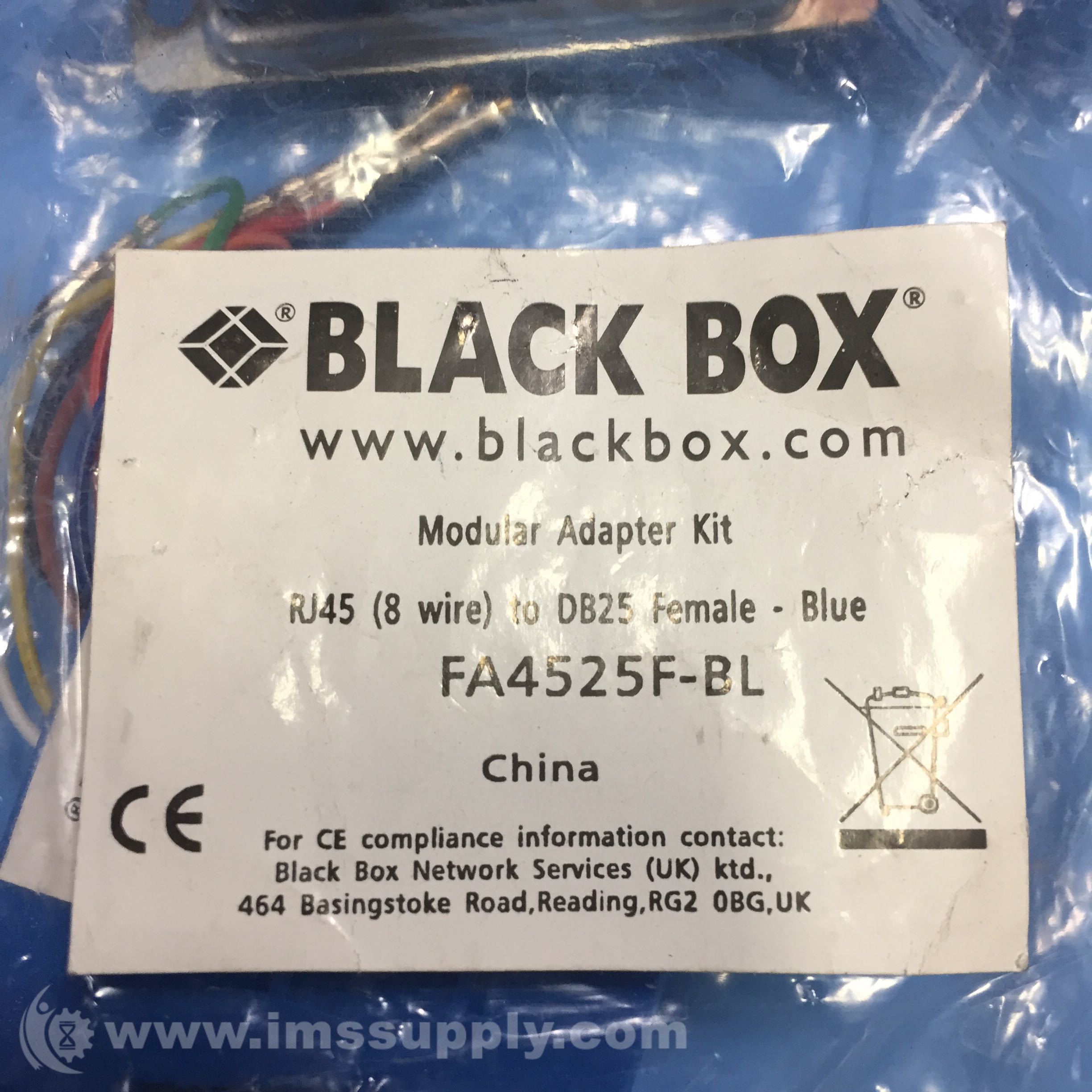 Black Box Corp FA4525F-BL Modular Adapter Kit - IMS Supply