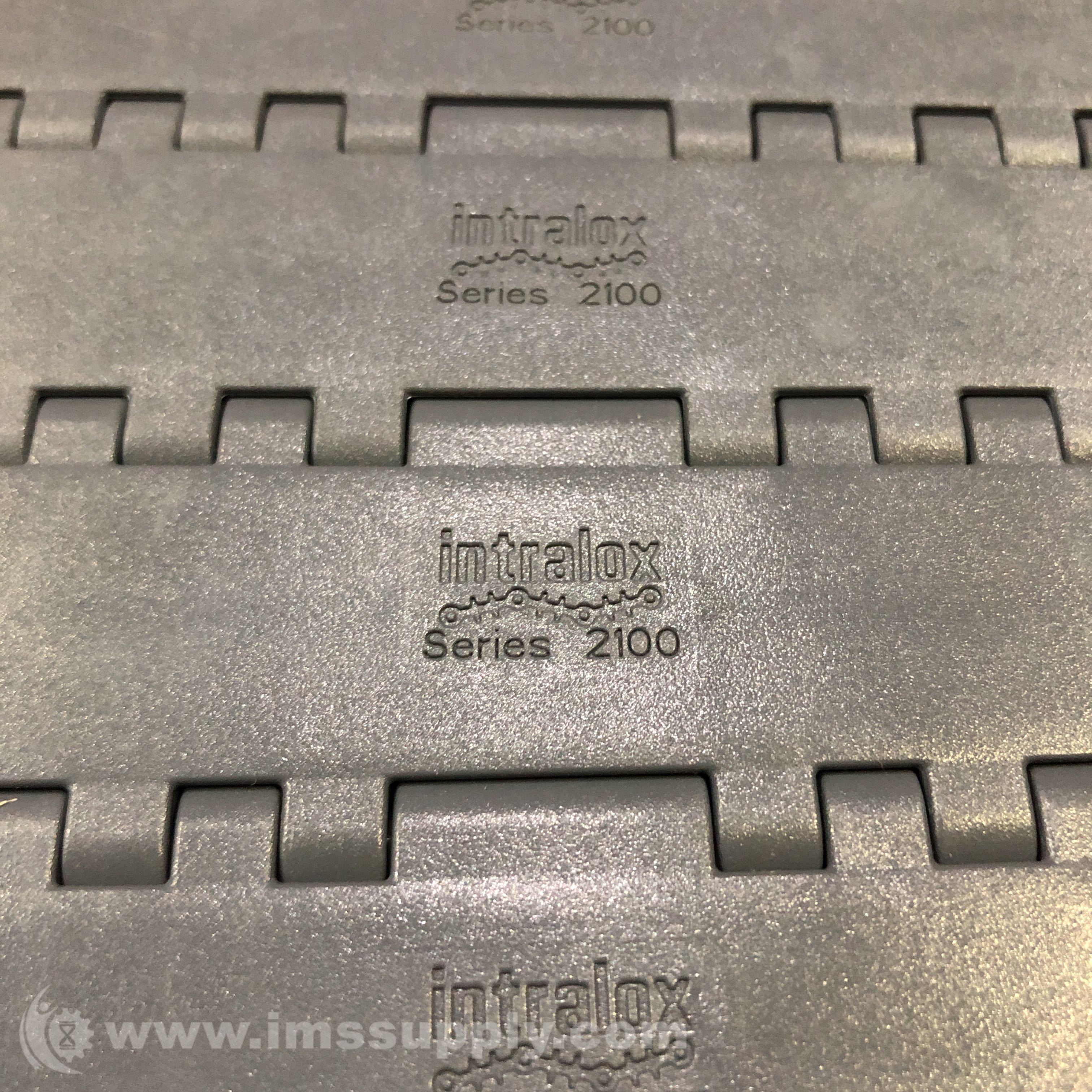 Intralox Series 2100 Flat Top Grey Acetal Belt IMS Supply
