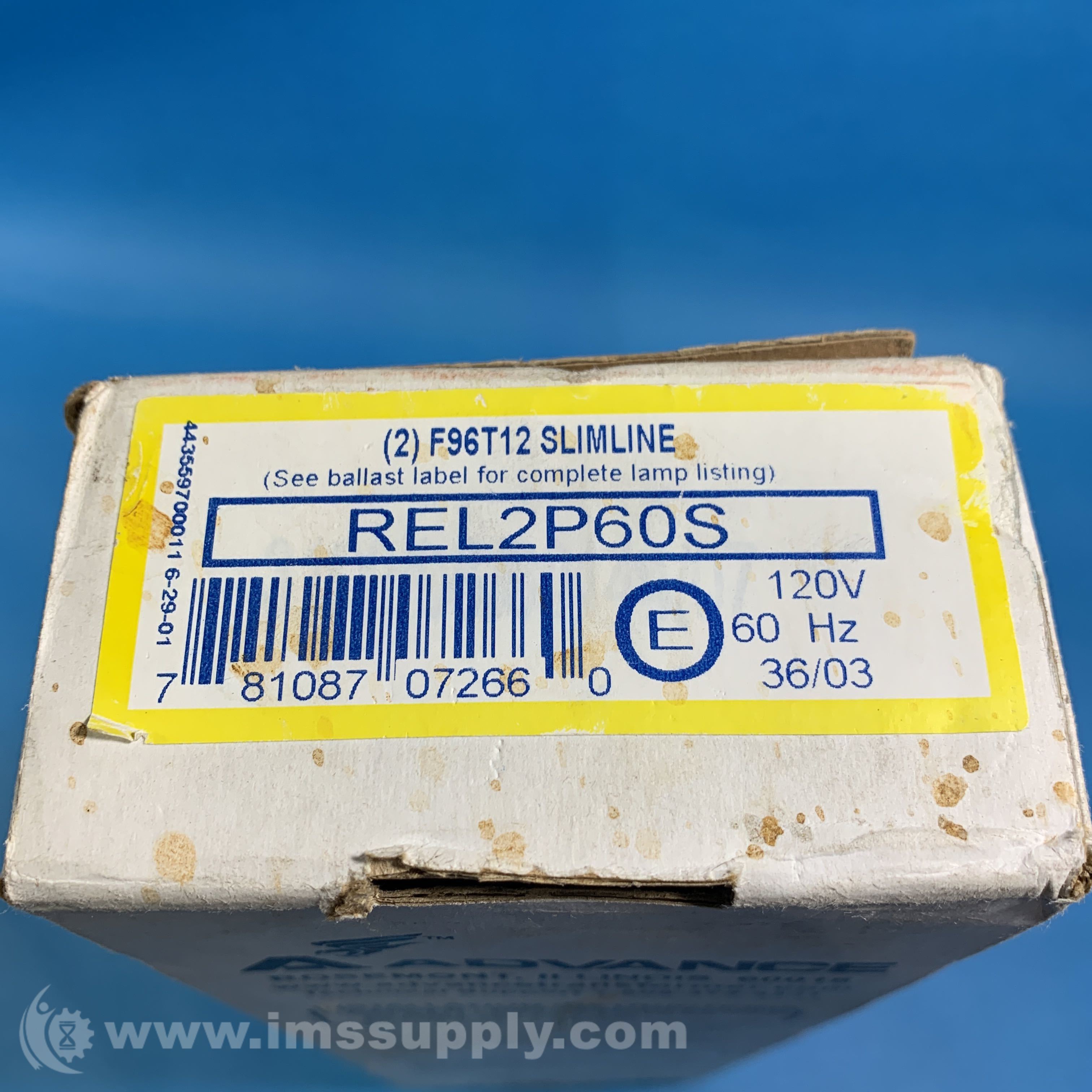 Advance Ballast REL2P60S Electronic Ballast IMS Supply