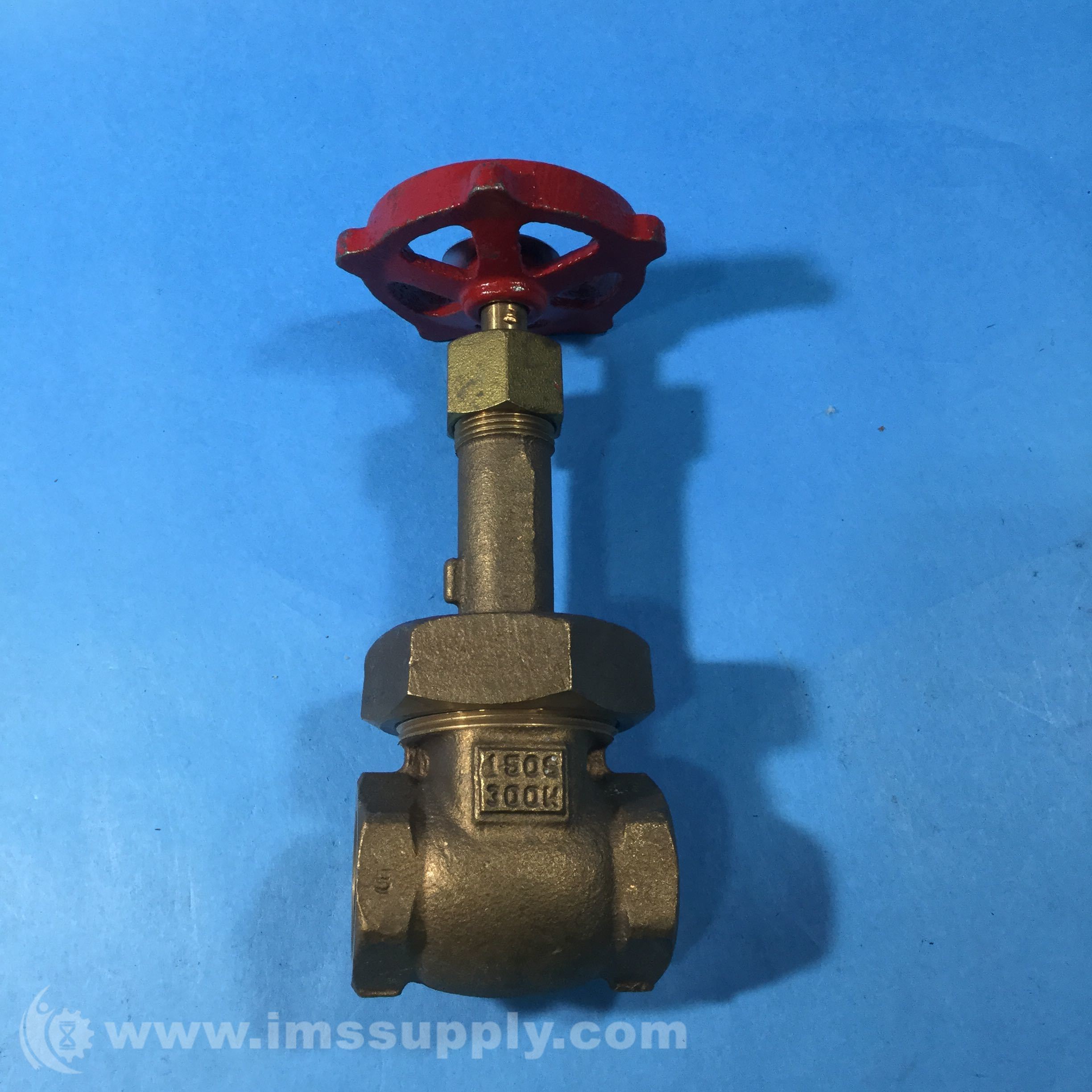 Milwaukee Valve 1151 Size 3/4 Inch Bronze Gate Valve, 300 WOG IMS Supply