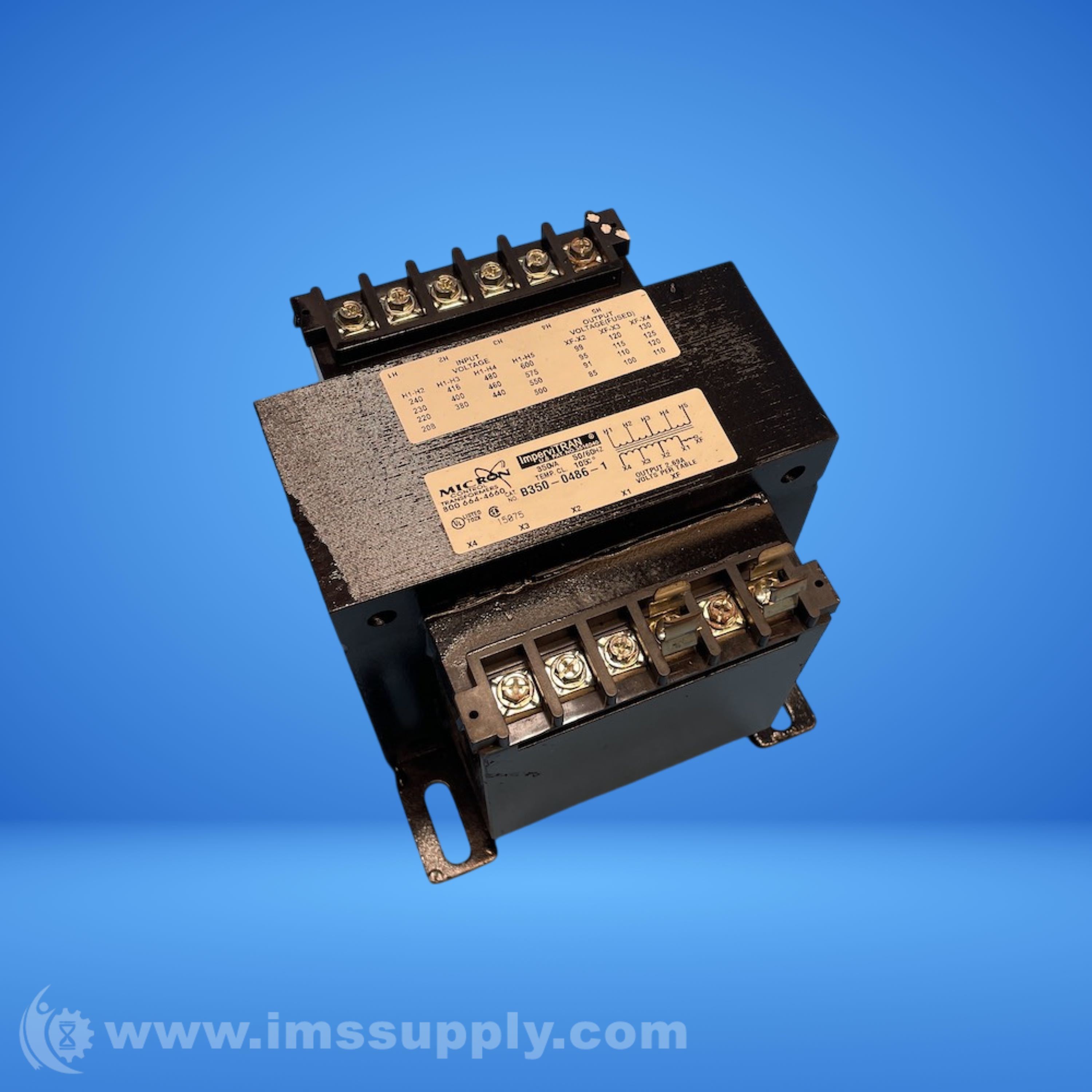 Micron Control Transformers B350-0486-1 Transformer - IMS Supply