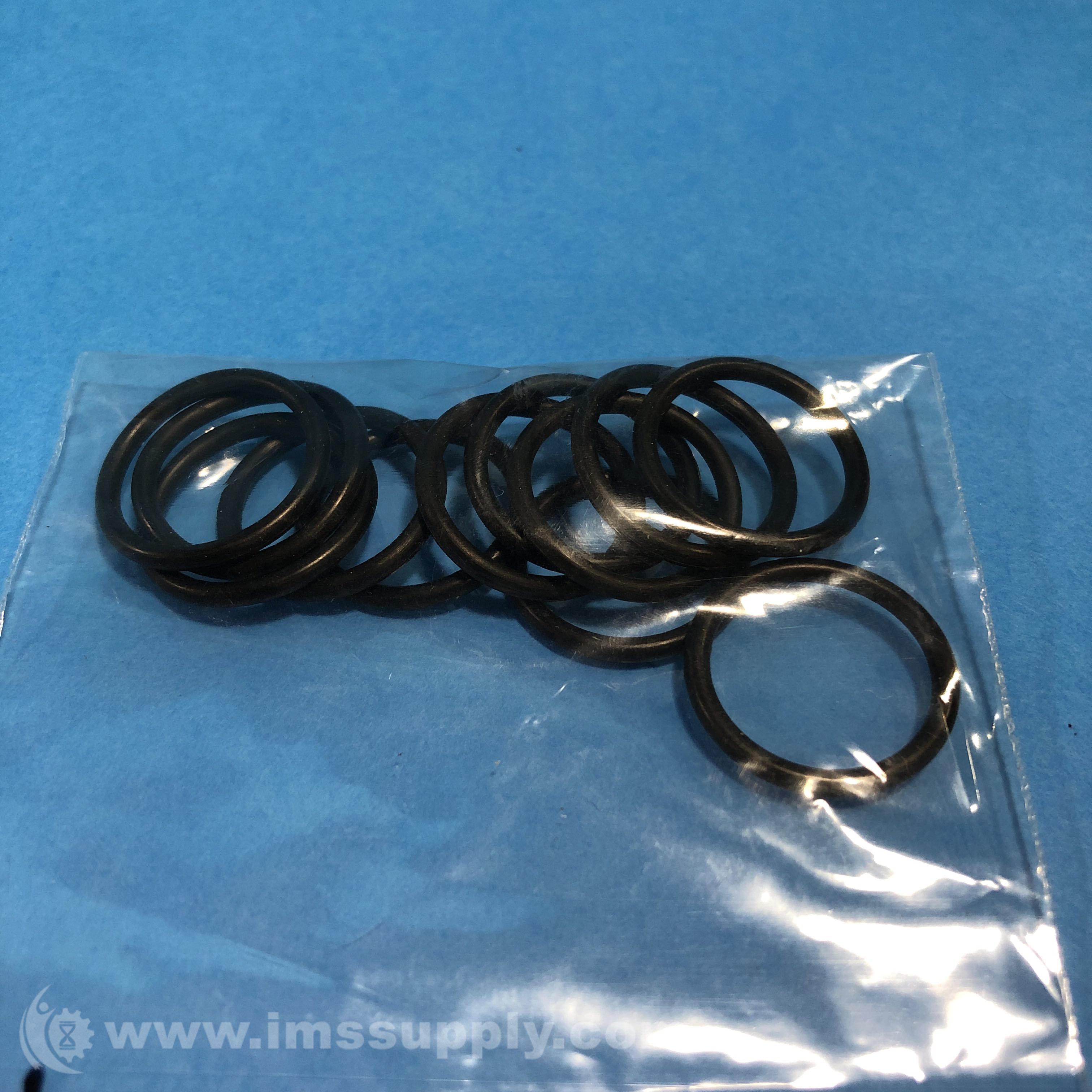 Pack of 12 16 mm x 2 mm Black O Rings - IMS Supply