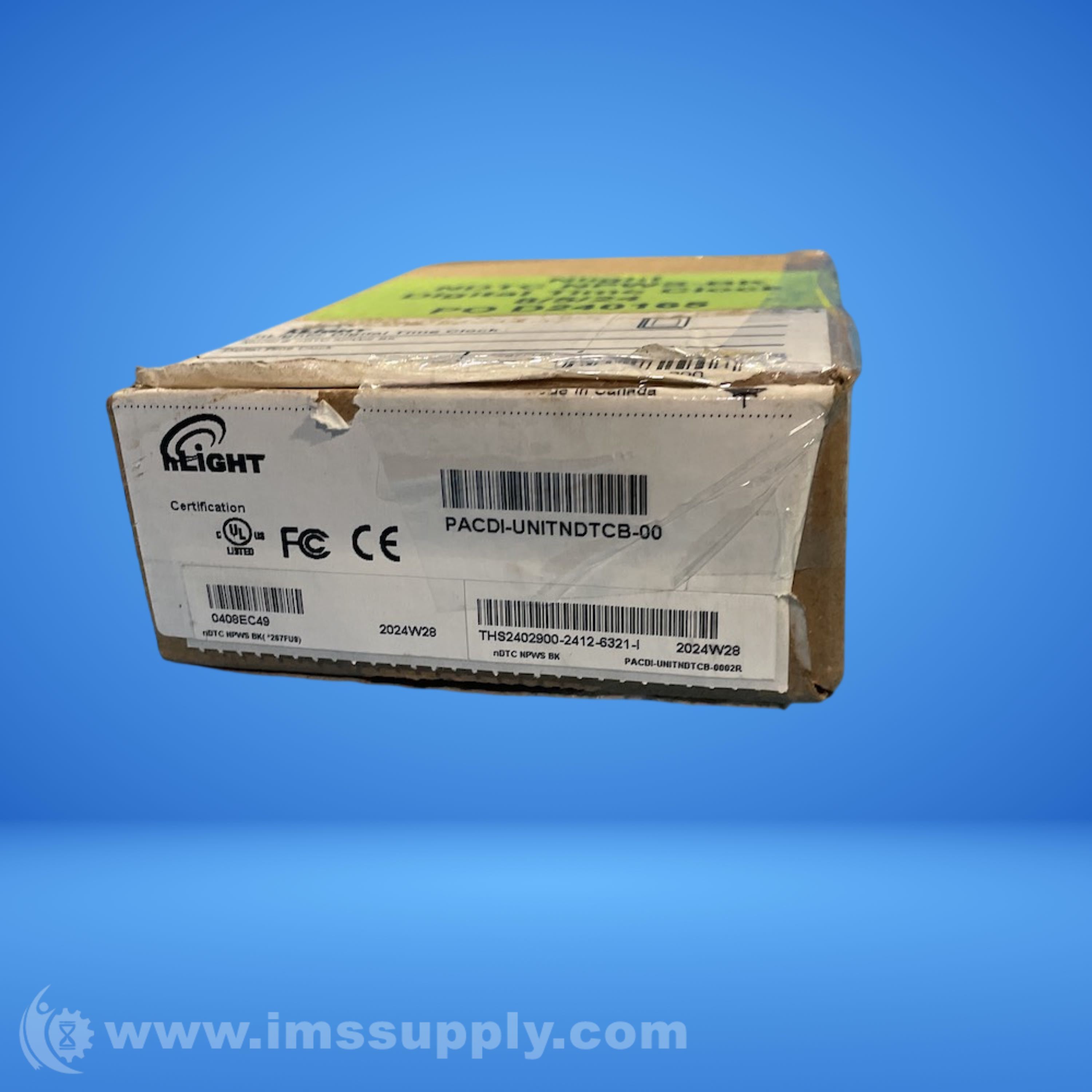 nLIGHT NDTC NPWS-BK Digital Time Clock - IMS Supply