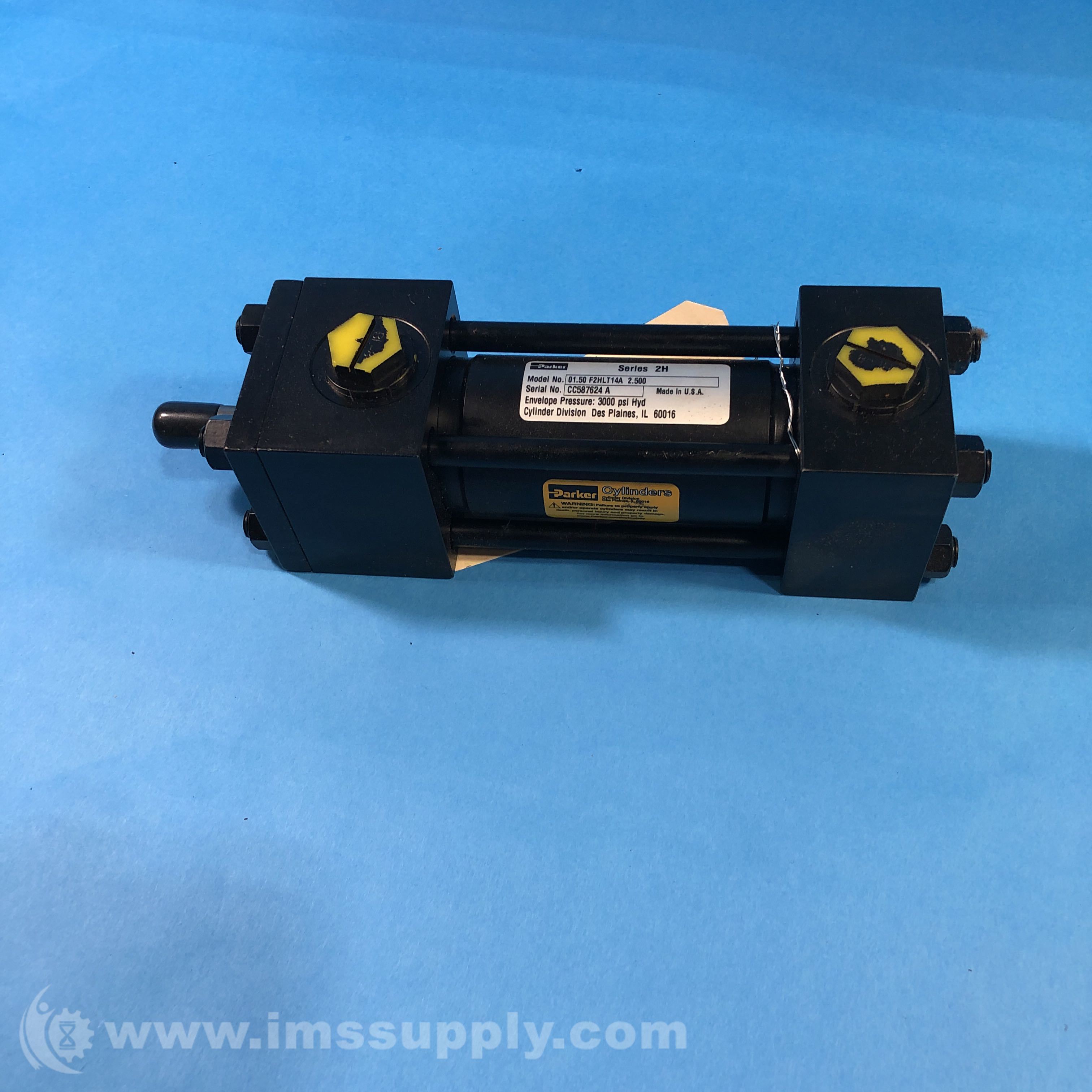 Parker 01.50F2HLT14A2.500 3000PSI Hydraulic Cylinder, Series 2H IMS