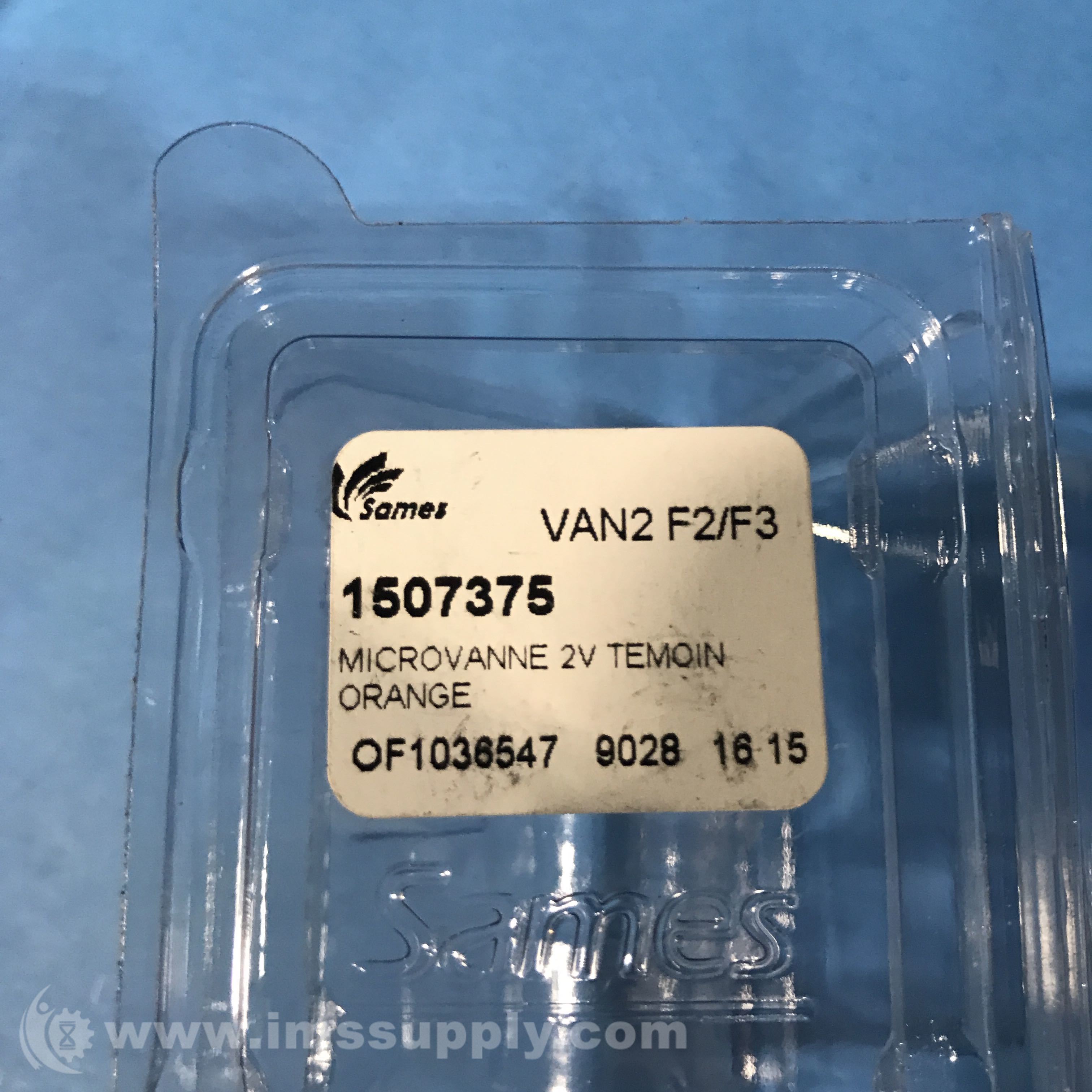 Sames Kremlin 1507375 Microvalve Indicator, 2V, Orange - IMS Supply