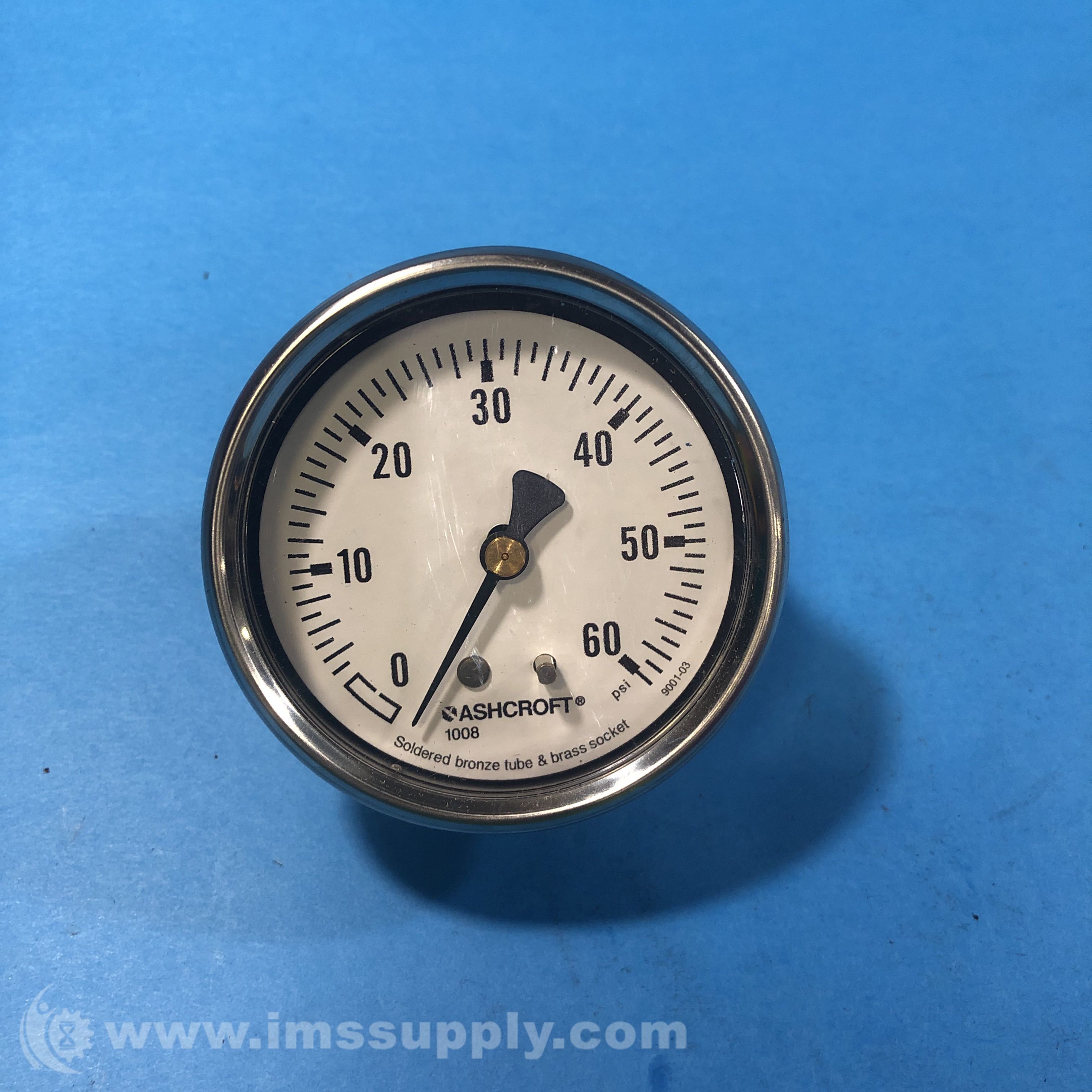 Ashcroft 1504 1008 060 PSI Pressure Gauge IMS Supply