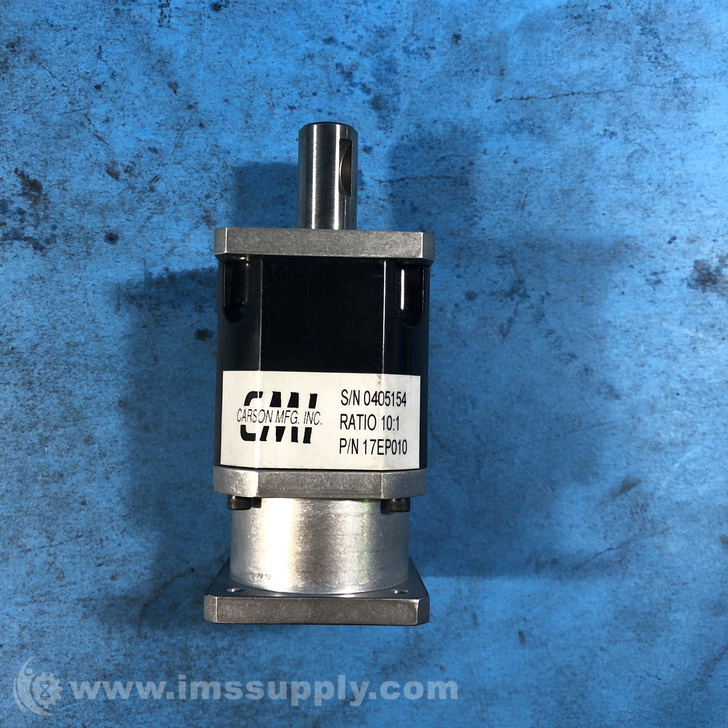 Carson Mfg 17EP010 Single Stage Gearhead, Ratio 10:1 - IMS Supply