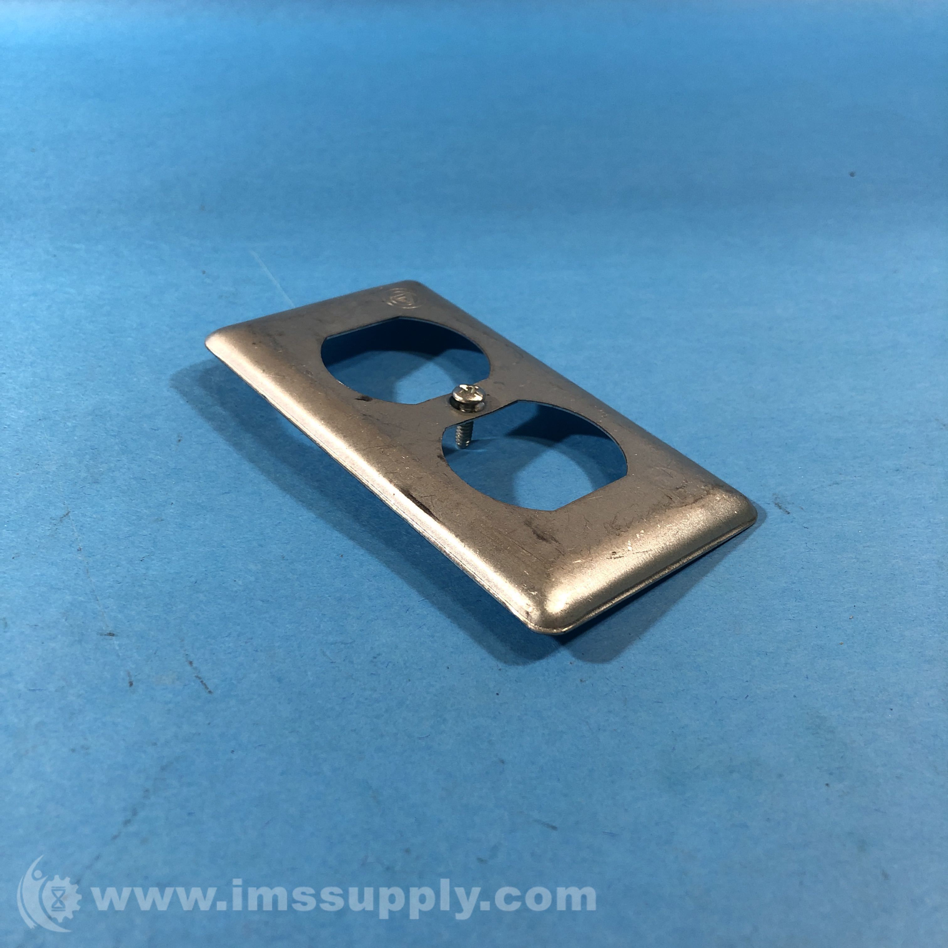 Appleton 1 Gang Galvanized Single Duplex Receptacle Cover - IMS Supply