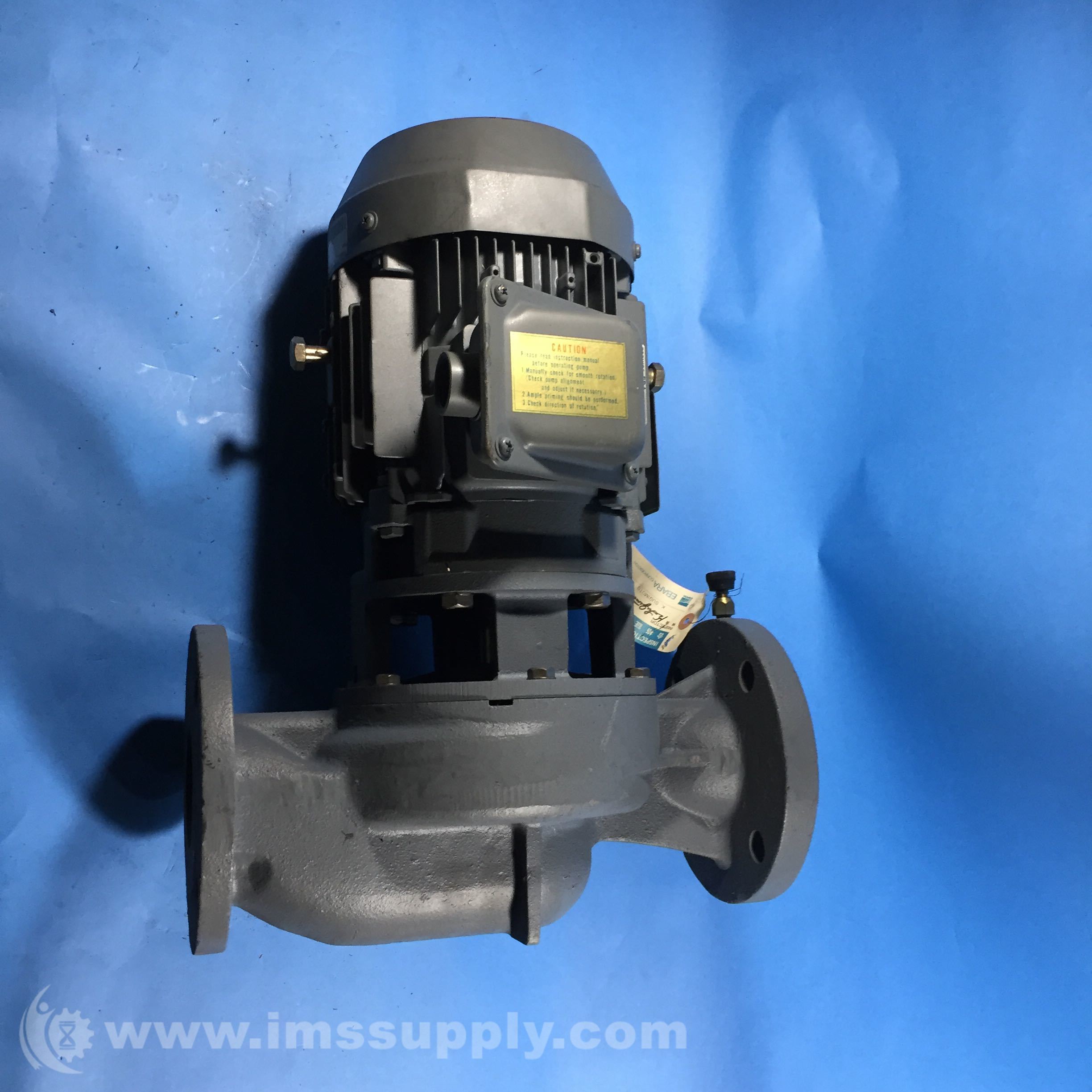 Toshiba IK-FCKLW21 Induction Motor with Ebara Pump 65LPD-61.5 A