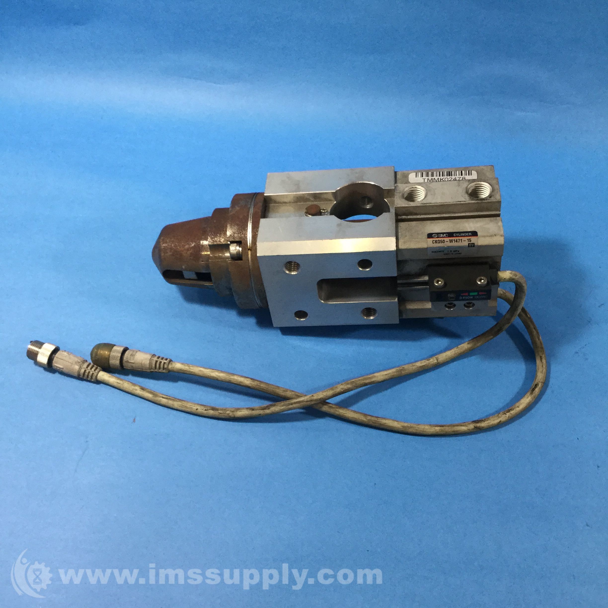 SMC CKQ50W147115 Pneumatic Pin Clamp Cylinder IMS Supply