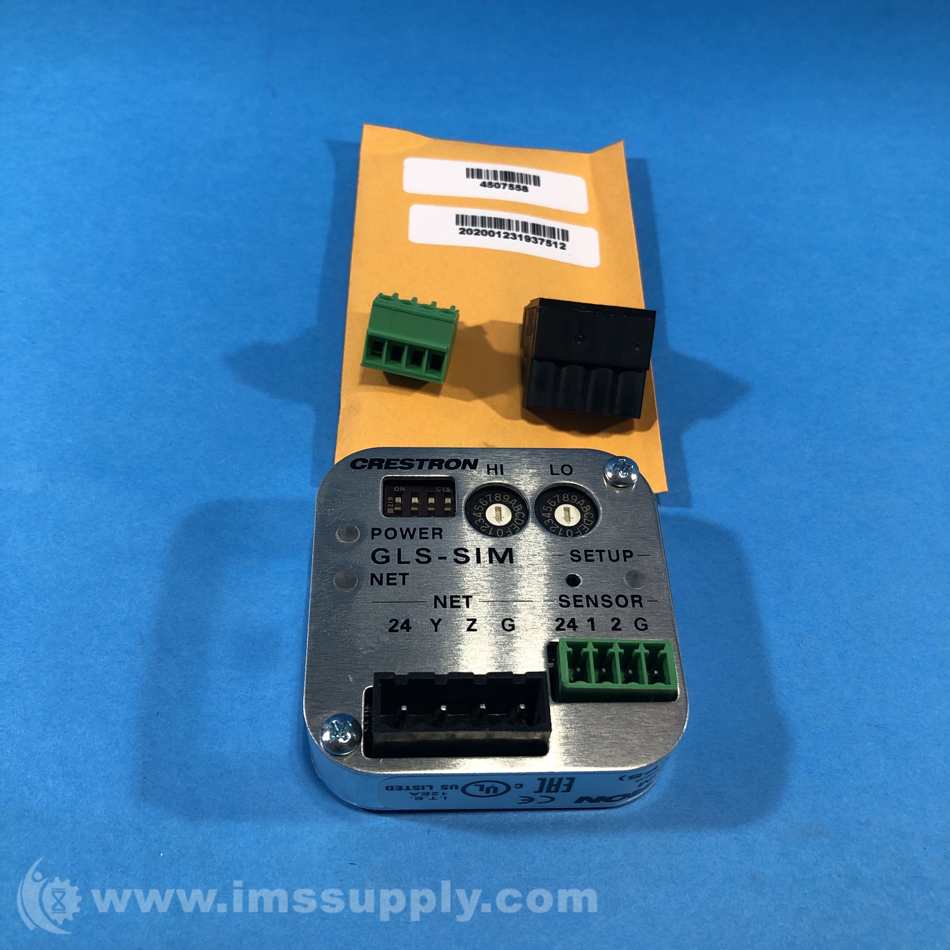 Crestron GLS-SIM Green Light® Sensor Integration Module - IMS Supply