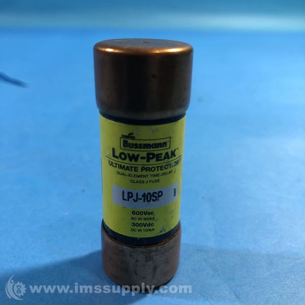 Bussmann LPJ10SP Fuse, Cylinder, Time Lag, 10A IMS Supply