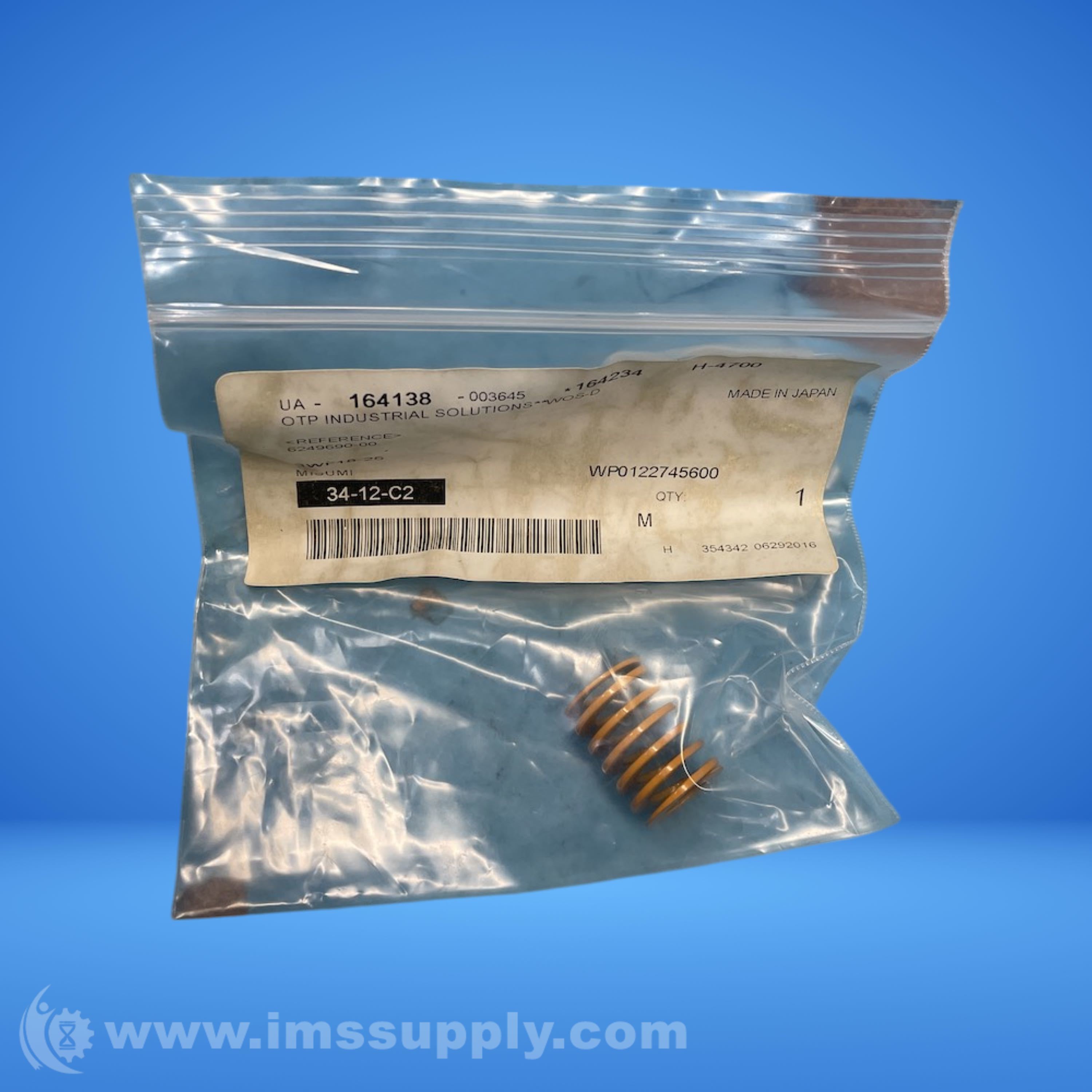 Misumi SWF18-25 Coil Spring - IMS Supply
