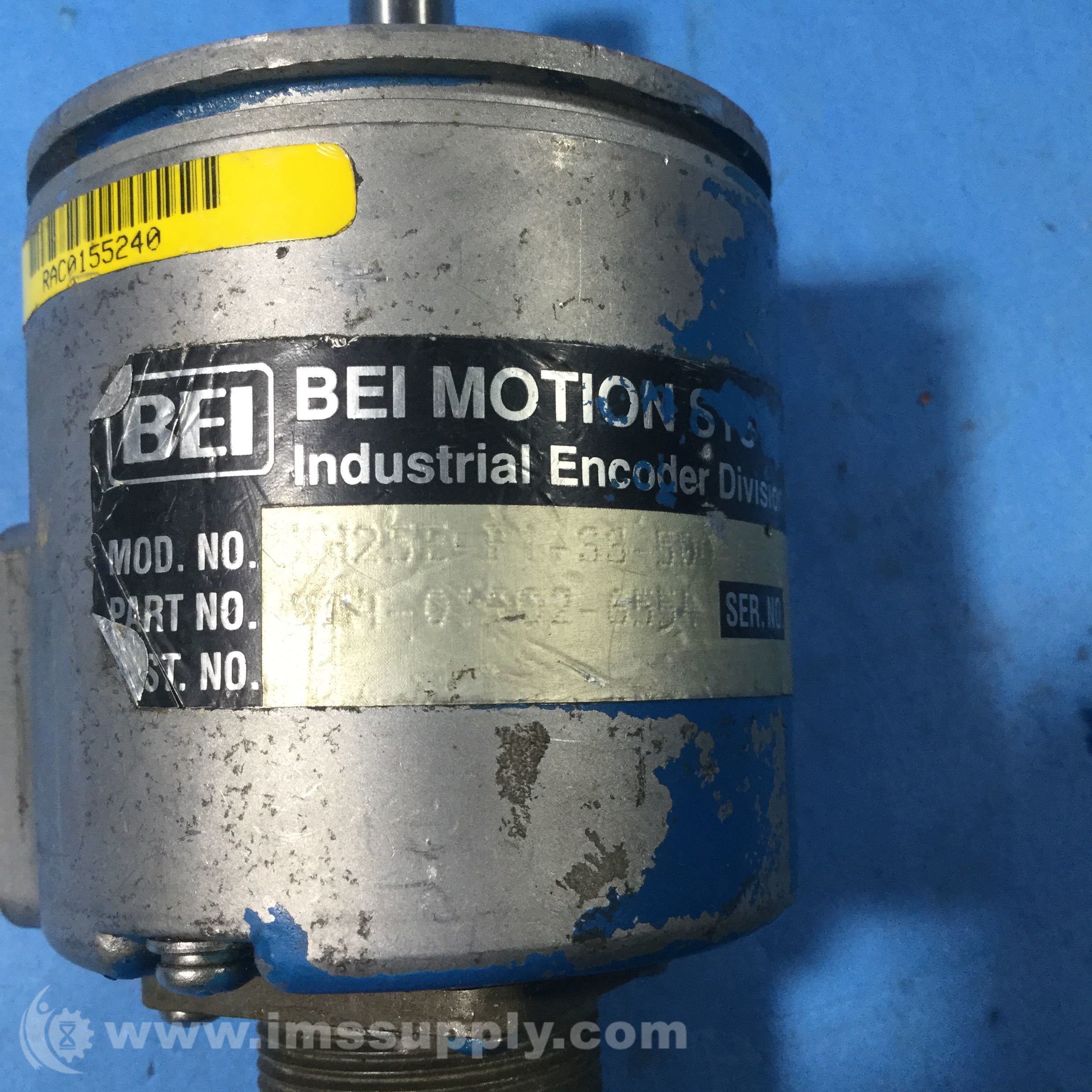 BEI Motion Systems XH25E-P1-SS-500-ABZC-7406B-LED-EM18-3 Encoder - IMS ...