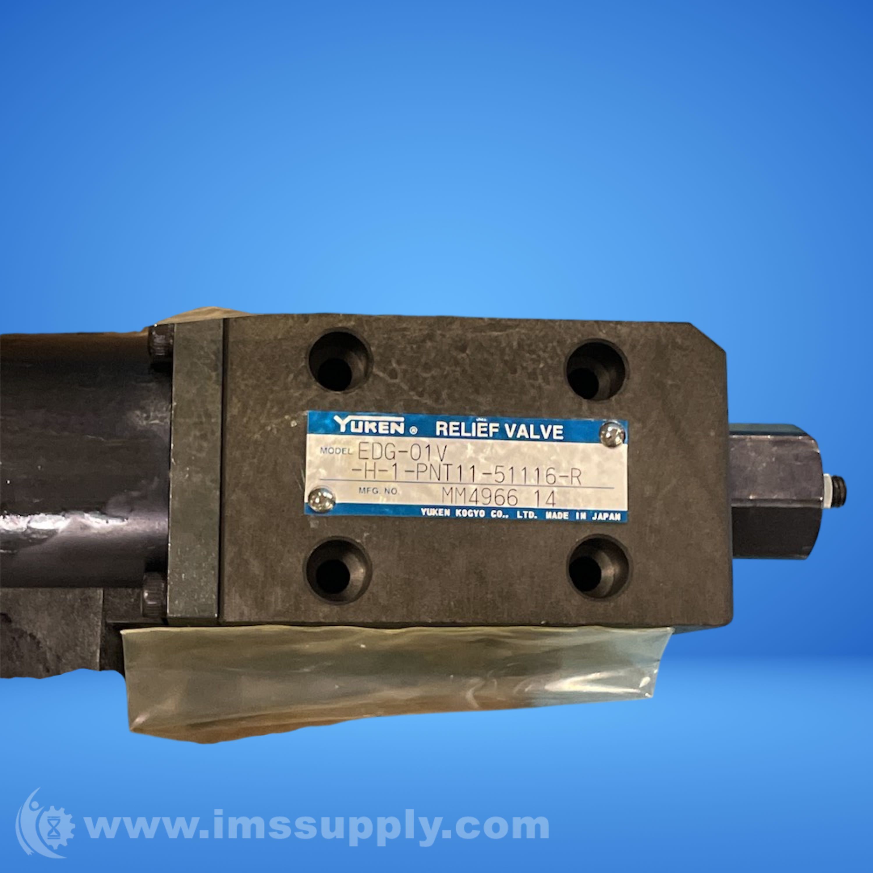 Yuken EDG-01V-H-1-PNT11-51116-R Pilot Relief Valve - IMS Supply