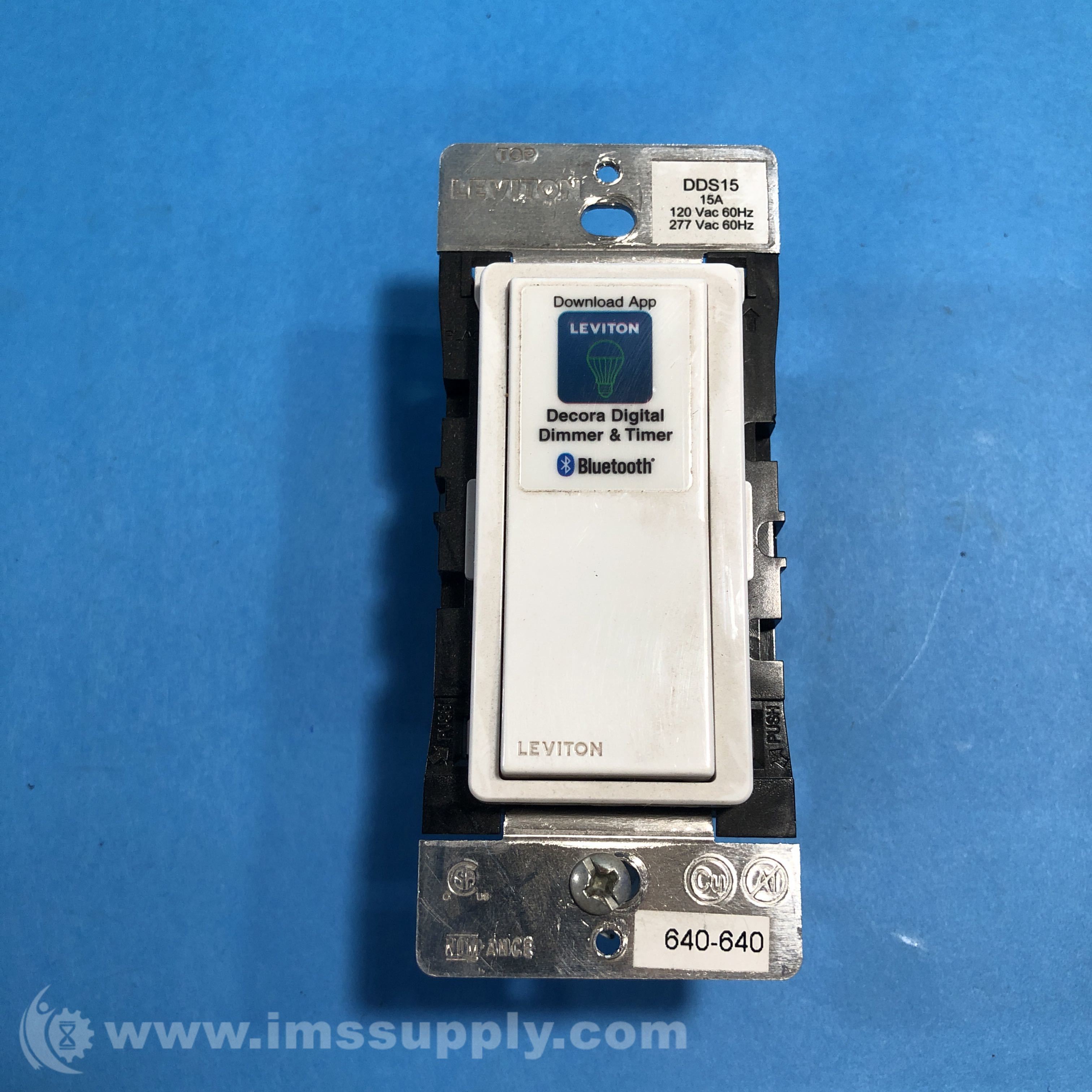 Leviton DDS15 Switch Timer With Bluetooth Technology IMS Supply